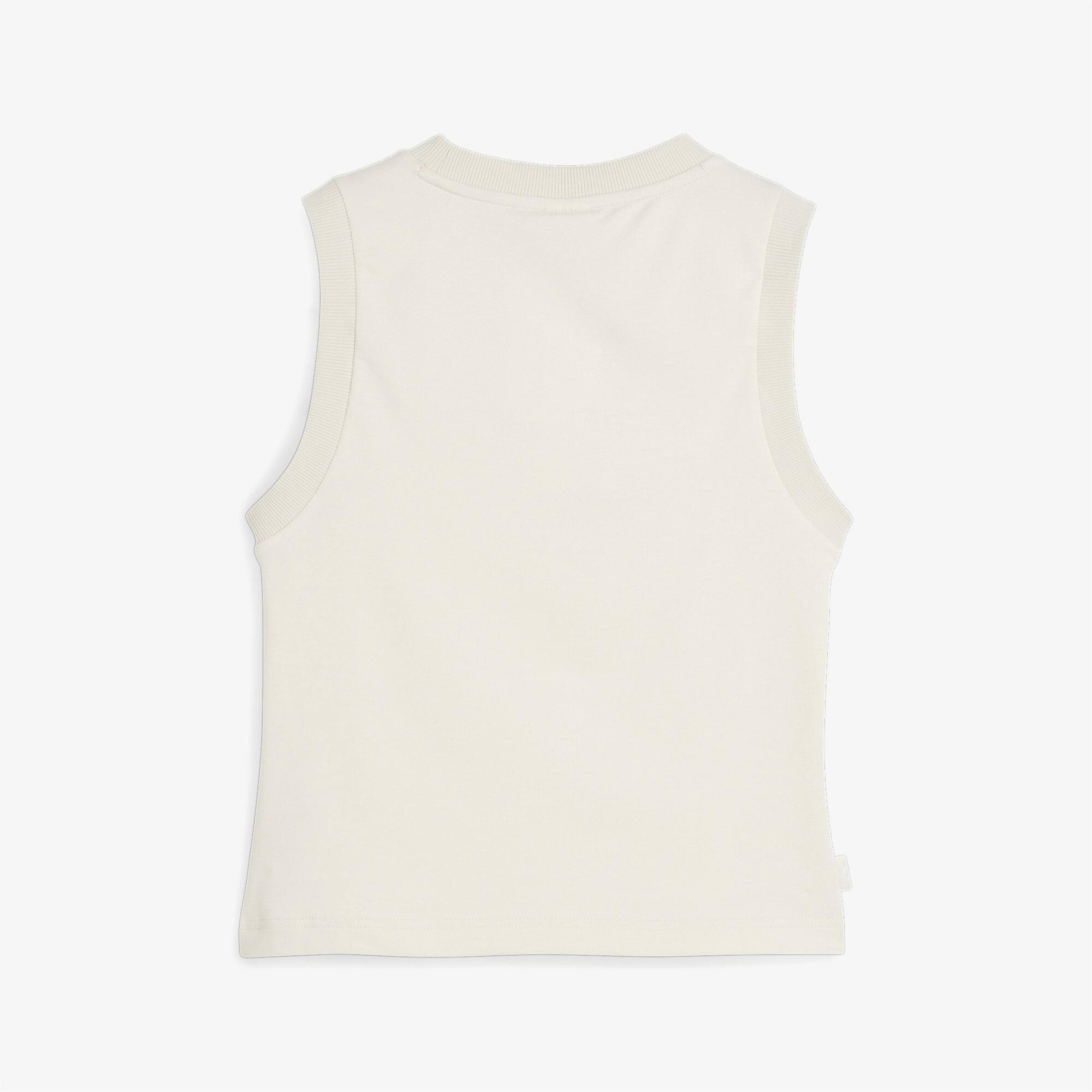 Puma infuse Slim Tank Kadın Krem T-Shirt