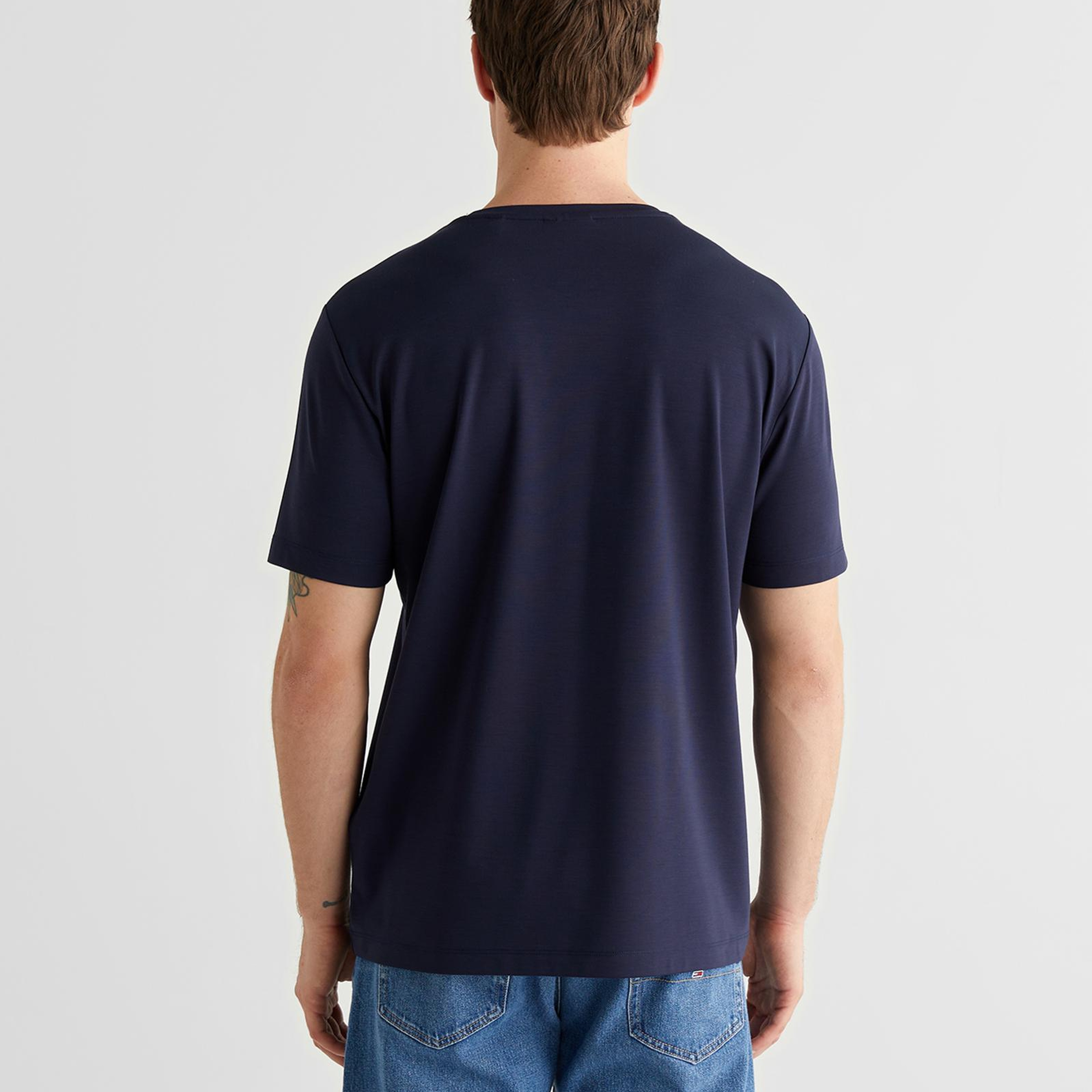 GANT Erkek Lacivert Baskılı Kısa Kollu T-Shirt