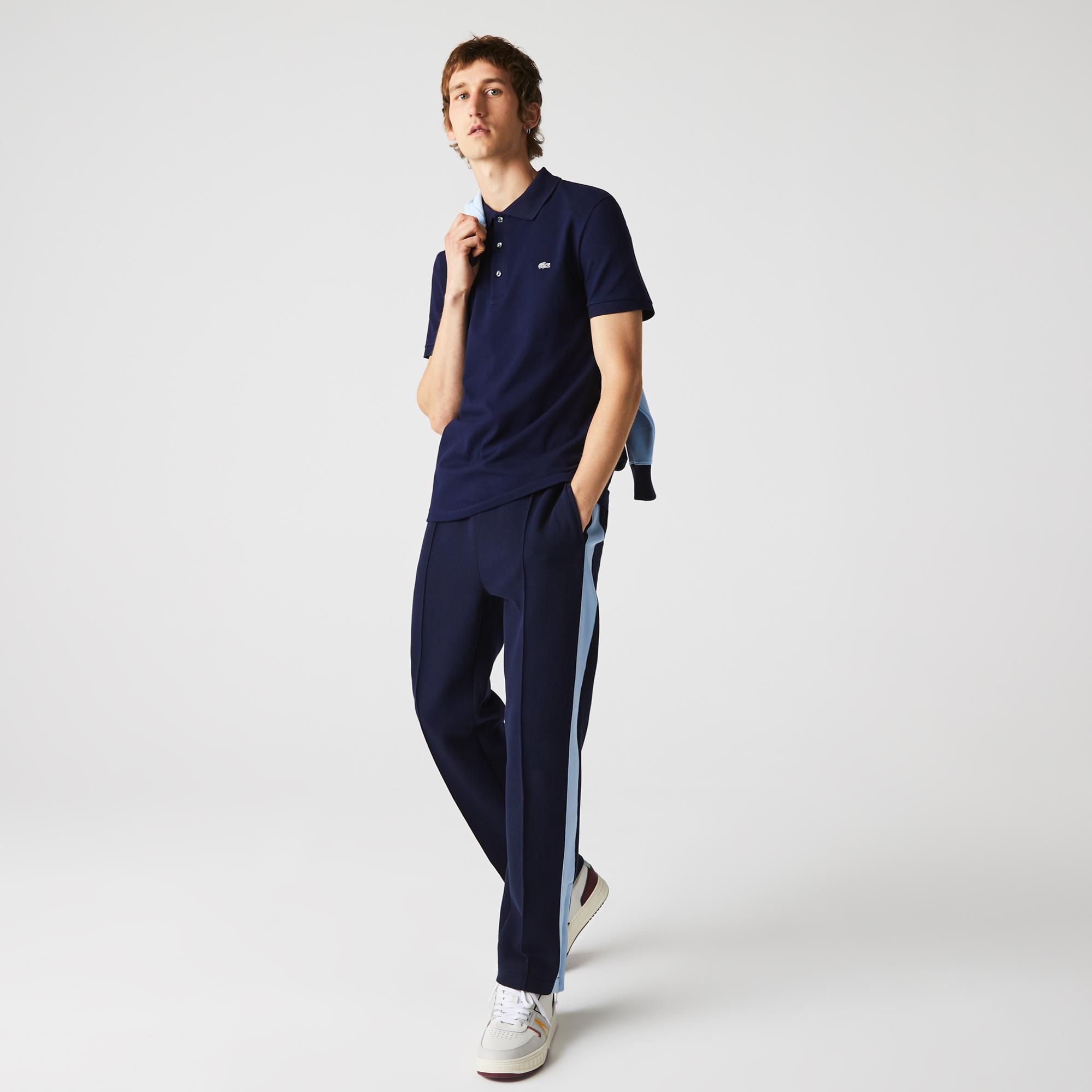 Erkek Slim Fit Lacivert Polo