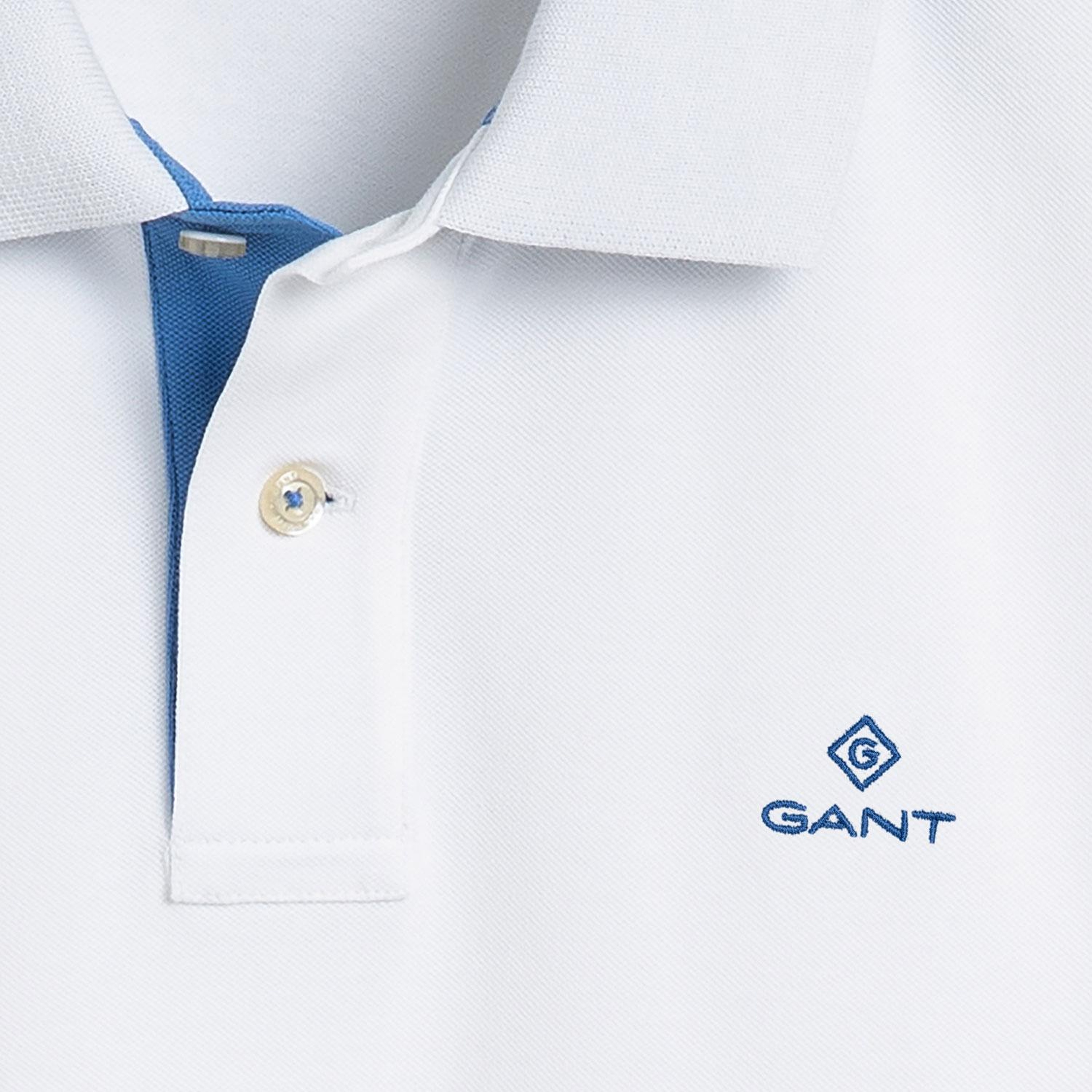 Gant Erkek Beyaz Polo