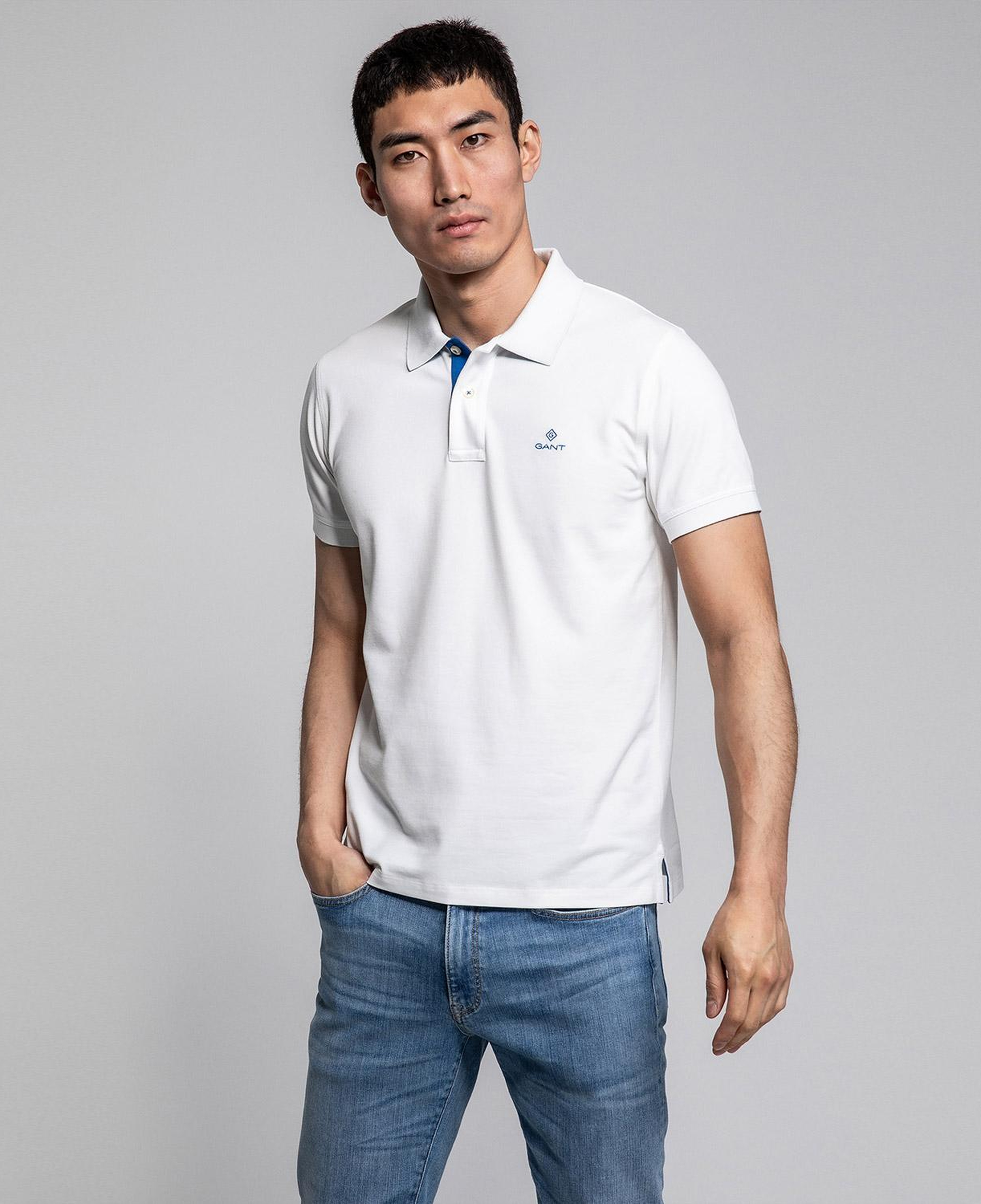 Gant Erkek Beyaz Polo