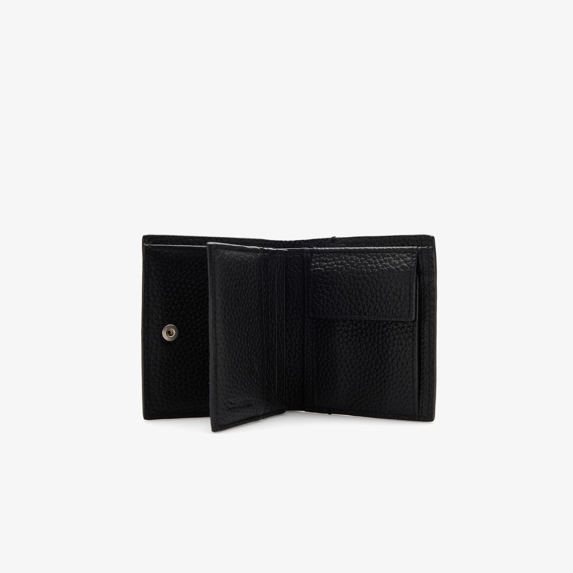 Calvin Klein Foil Emboss Slim Erkek Siyah Cüzdan