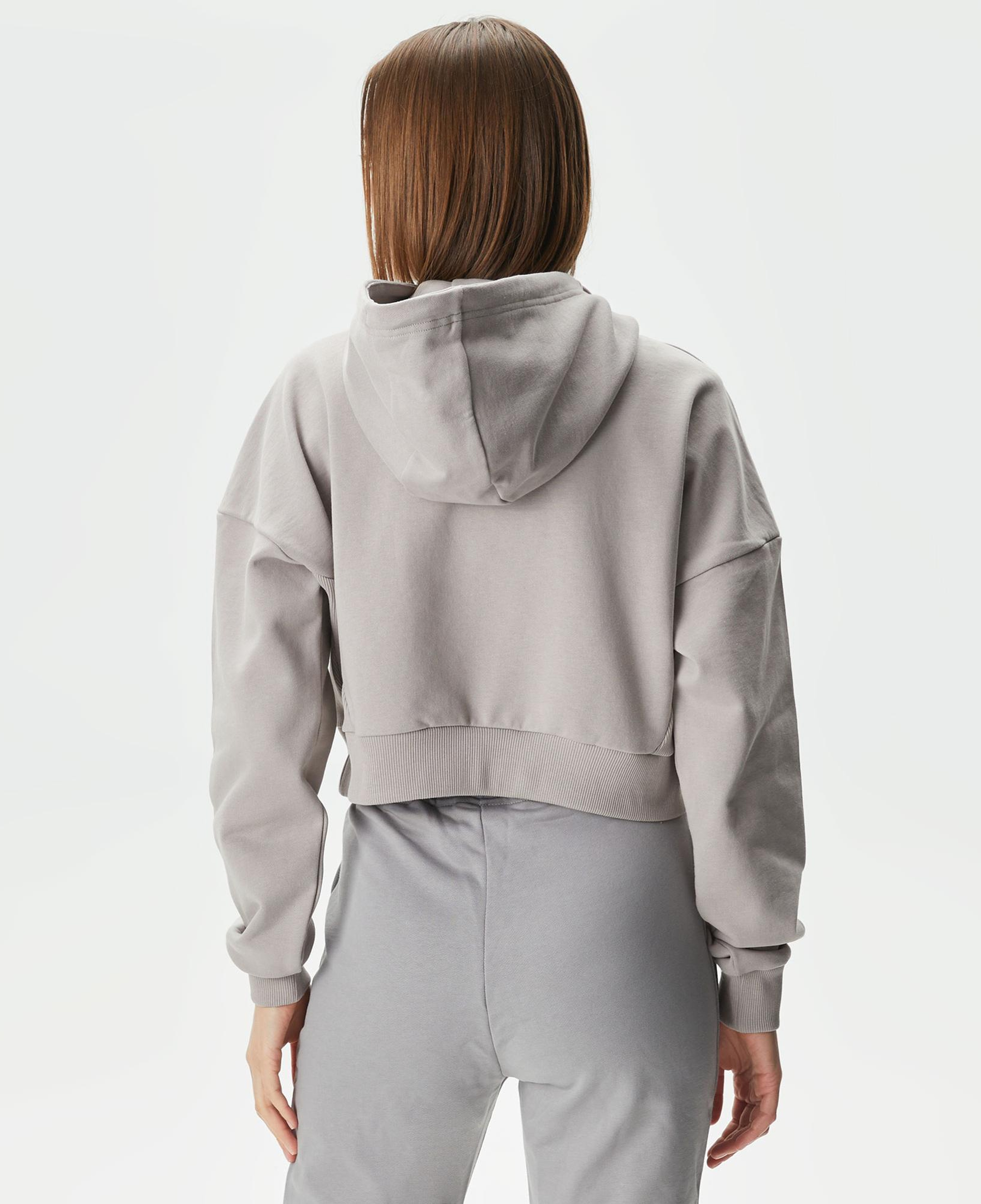 UNITED4 Classic Kadın Gri Hoodie