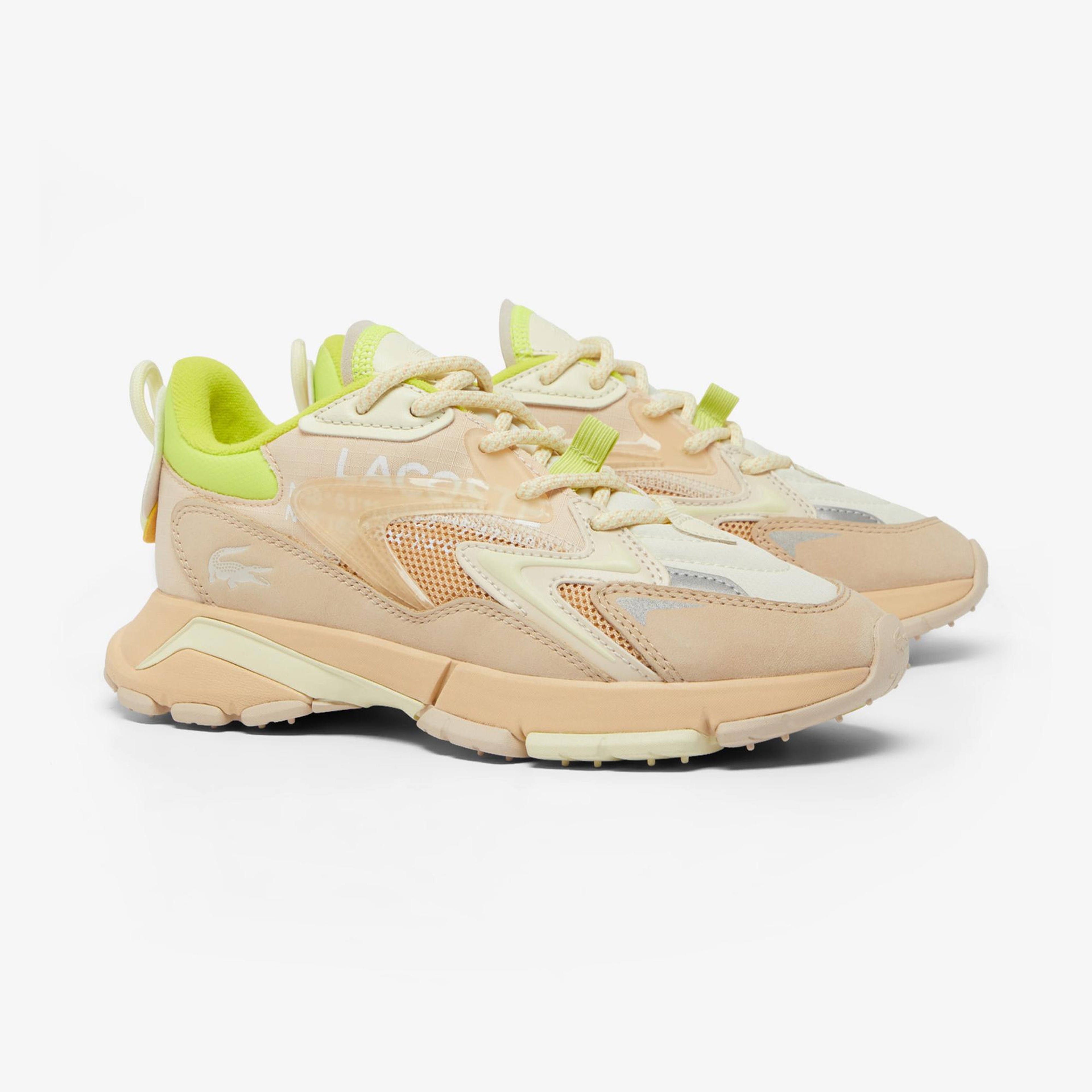 Lacoste L003 Neo Tech Kadın Bej Sneaker