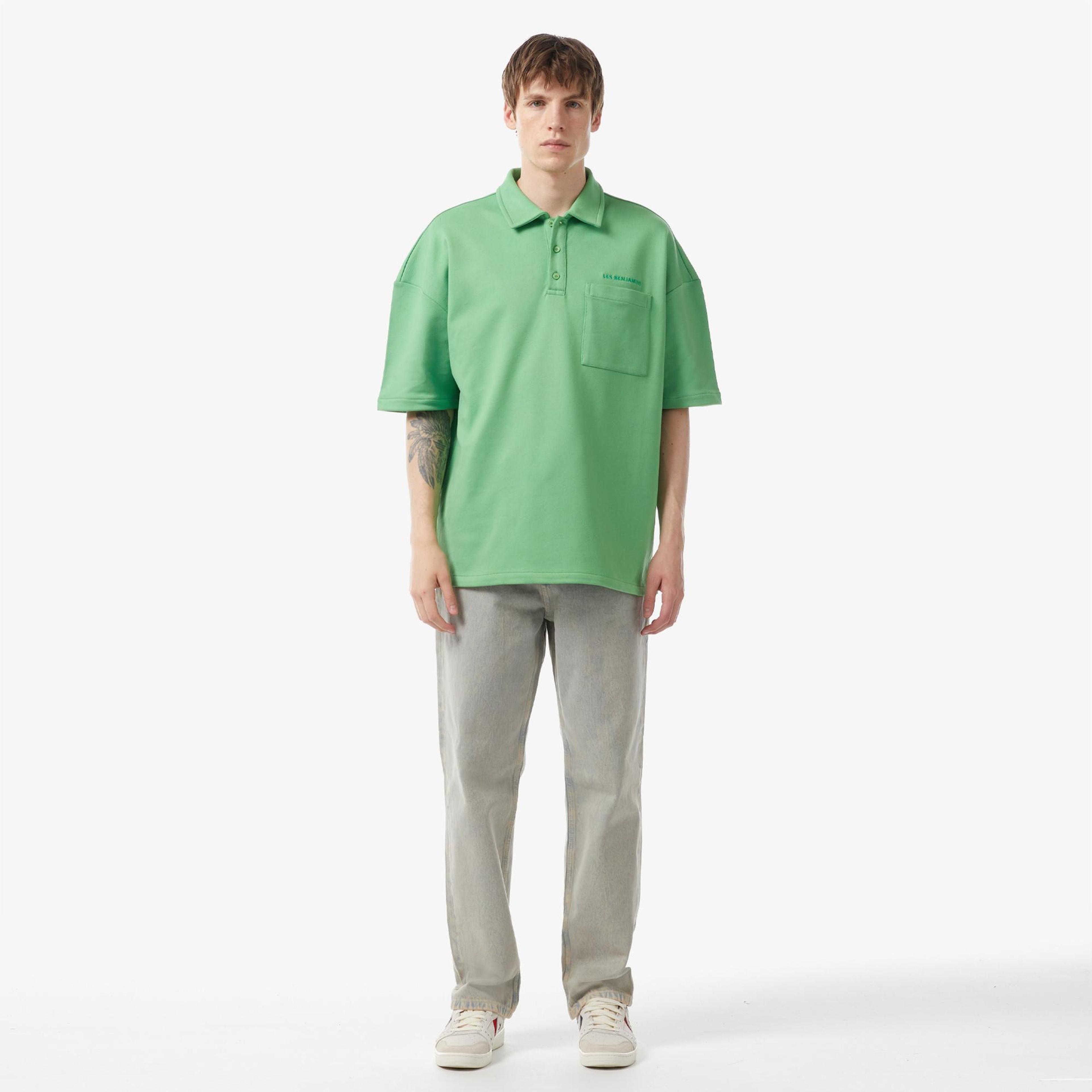 Les Benjamins Essential 305 Erkek Yeşil Polo