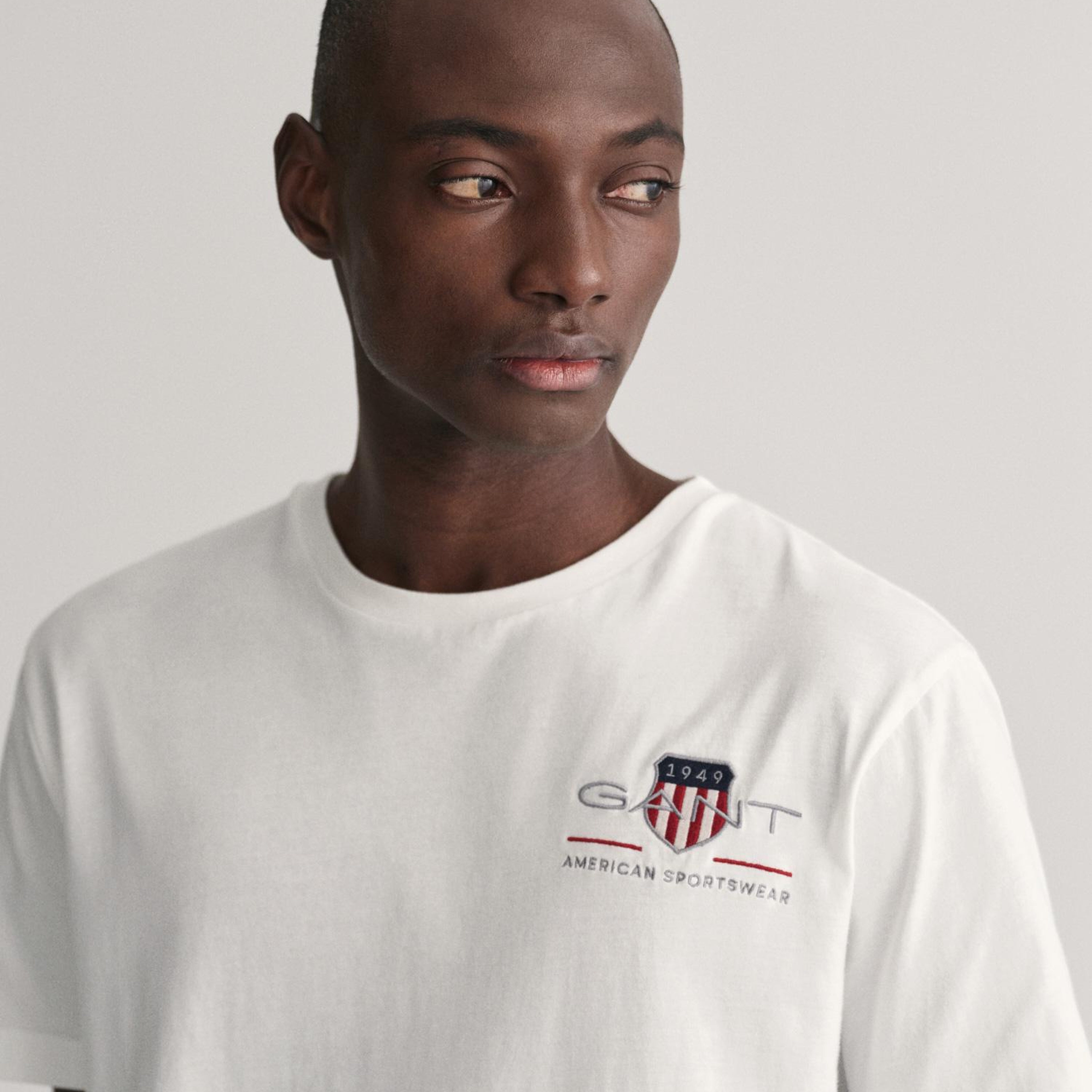 Gant Erkek Beyaz T-Shirt