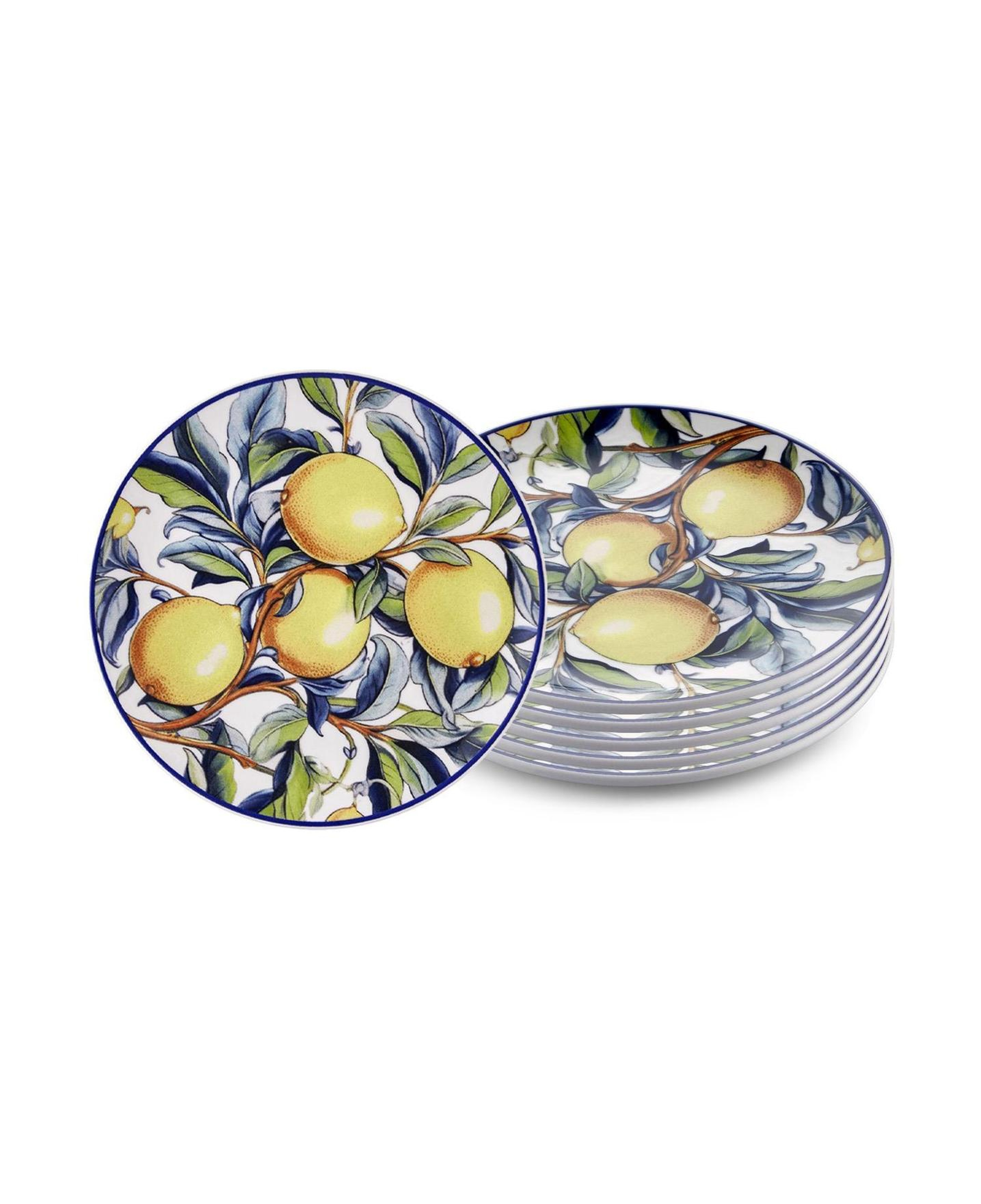 Odore Di Limone Pasta Tabağı 6lı Set 19 cm ODL0002
