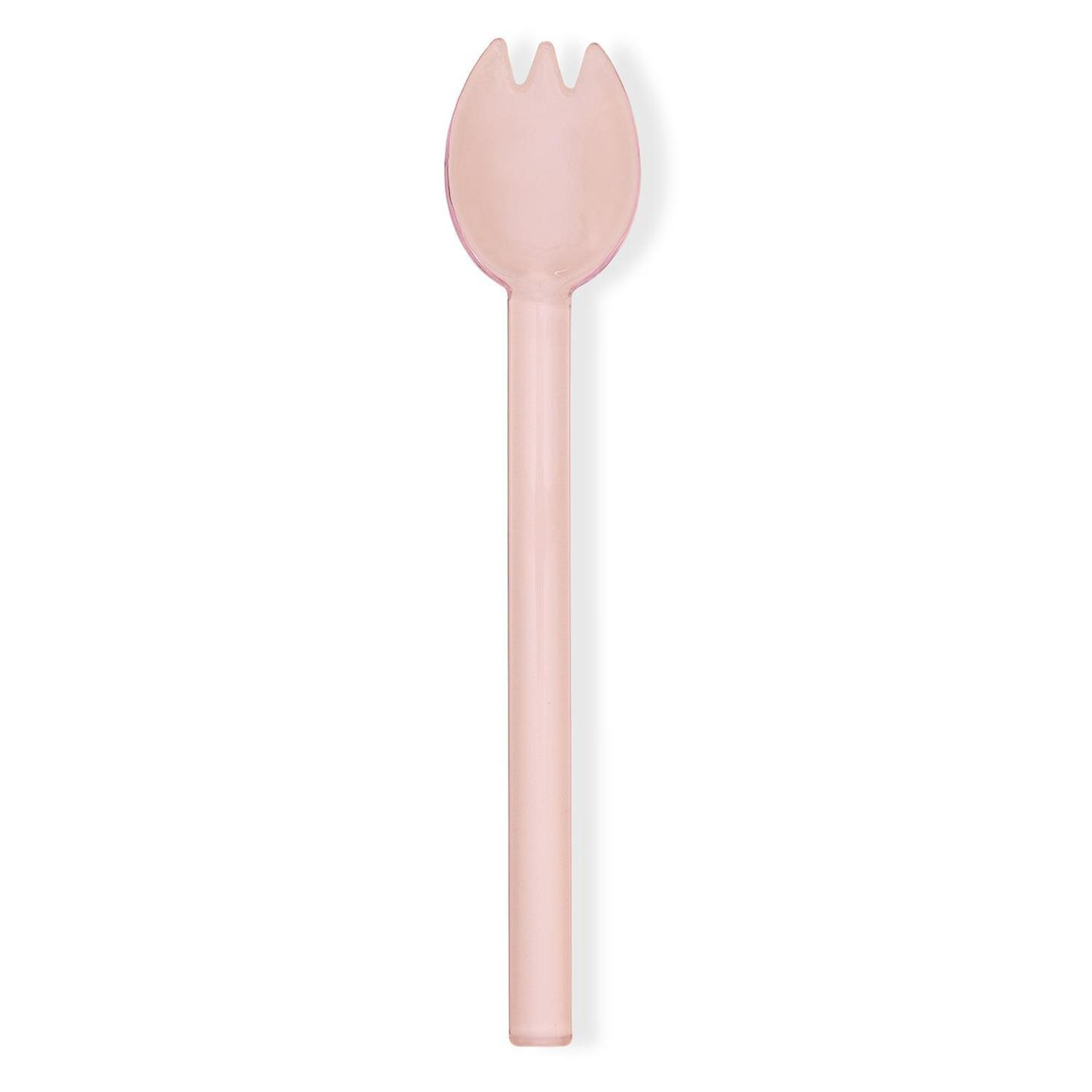 Abiete Dondurma ve Tatlı Kaşığı Pembe 6lı Set