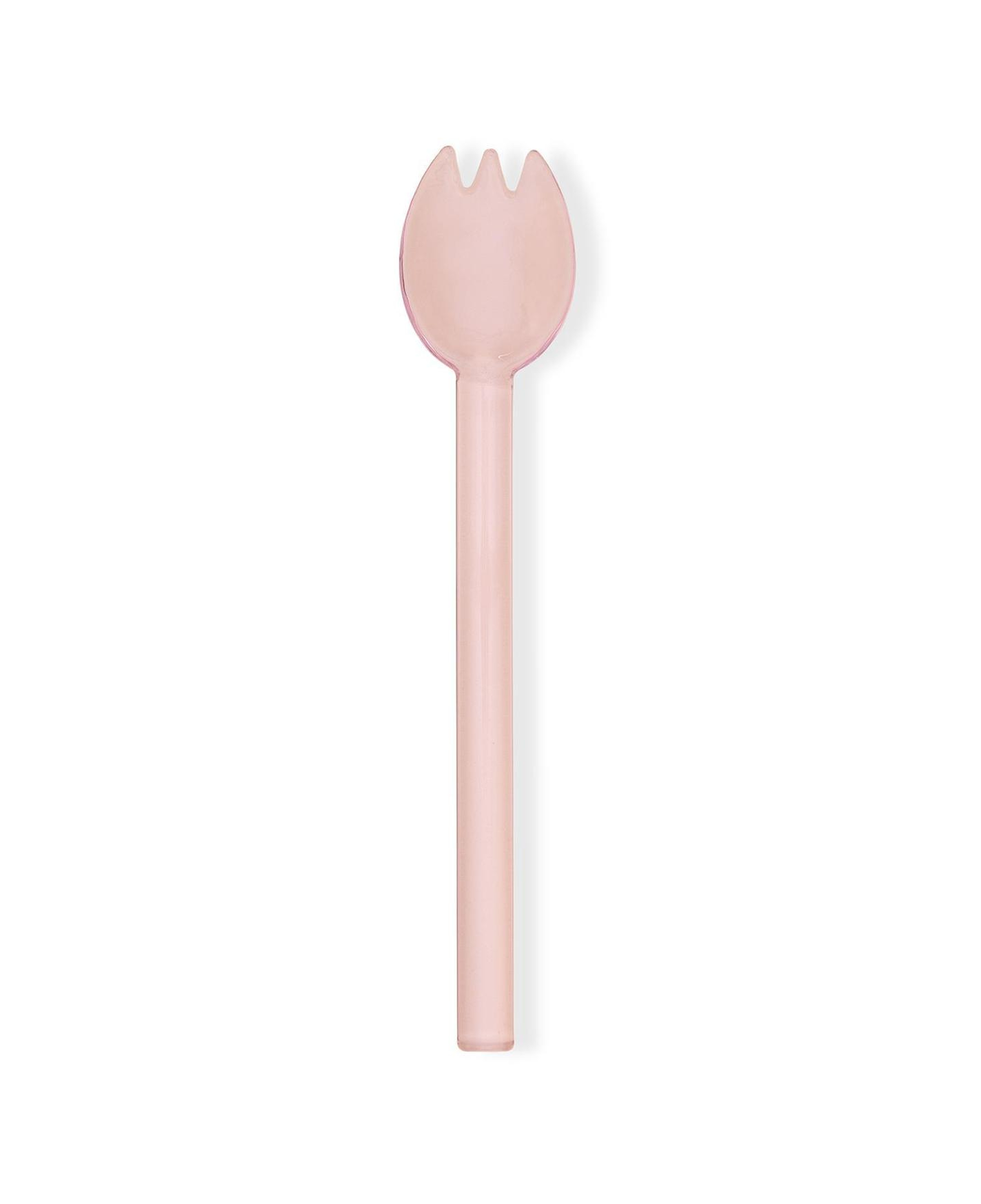 Abiete Dondurma ve Tatlı Kaşığı Pembe 6lı Set