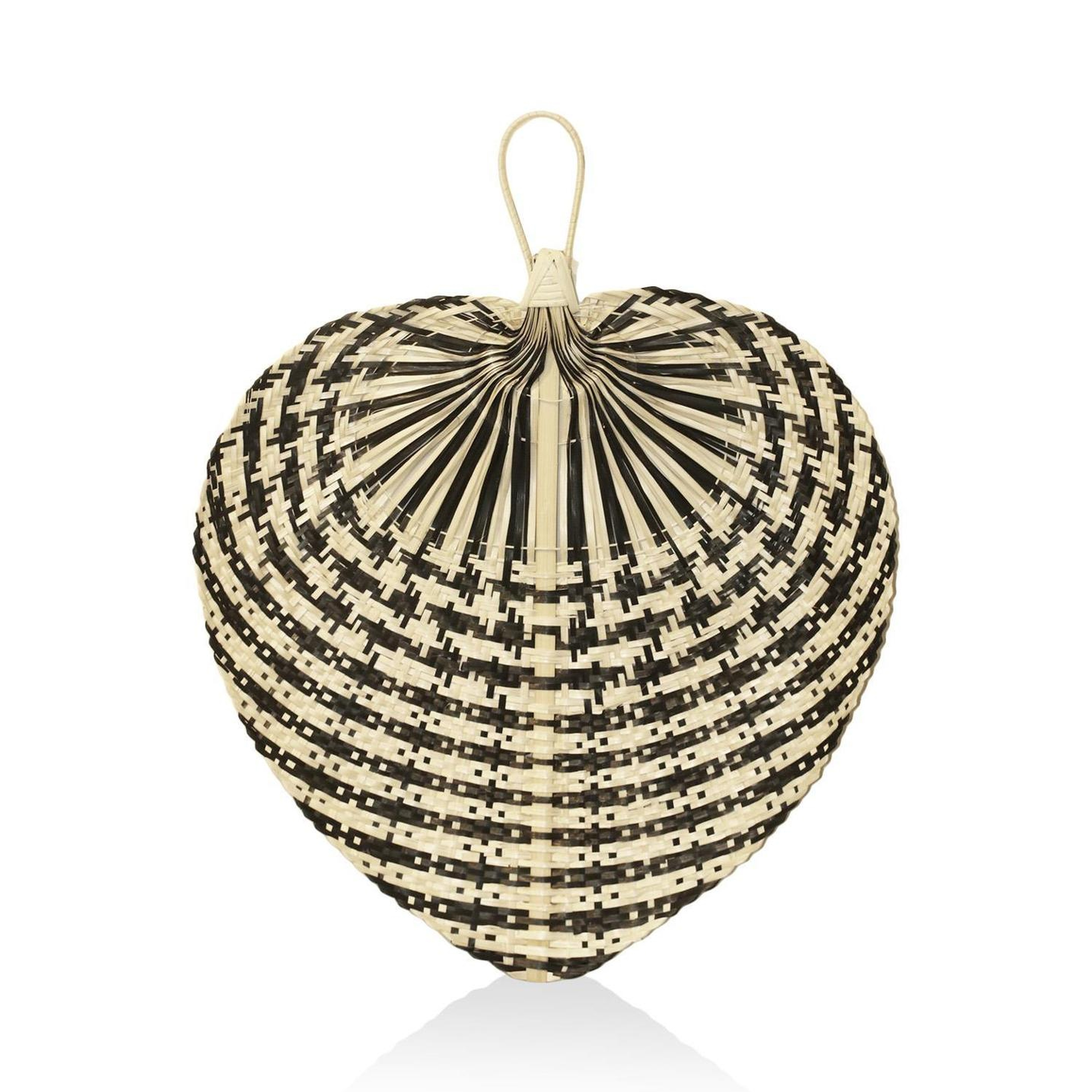 Dekoratif Bambu Duvar Dekoru Siyah 3x48x58 cm