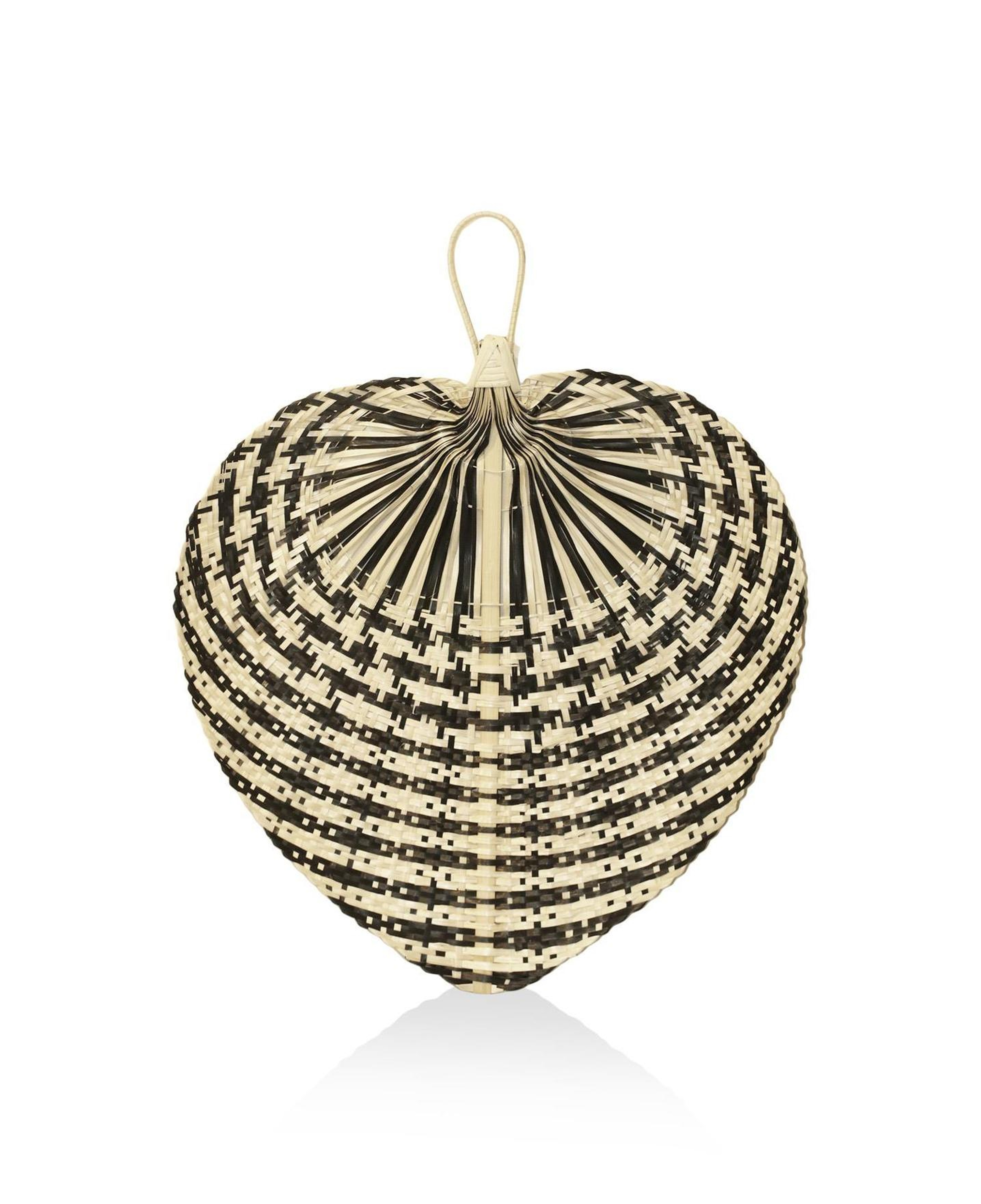 Dekoratif Bambu Duvar Dekoru Siyah 3x48x58 cm