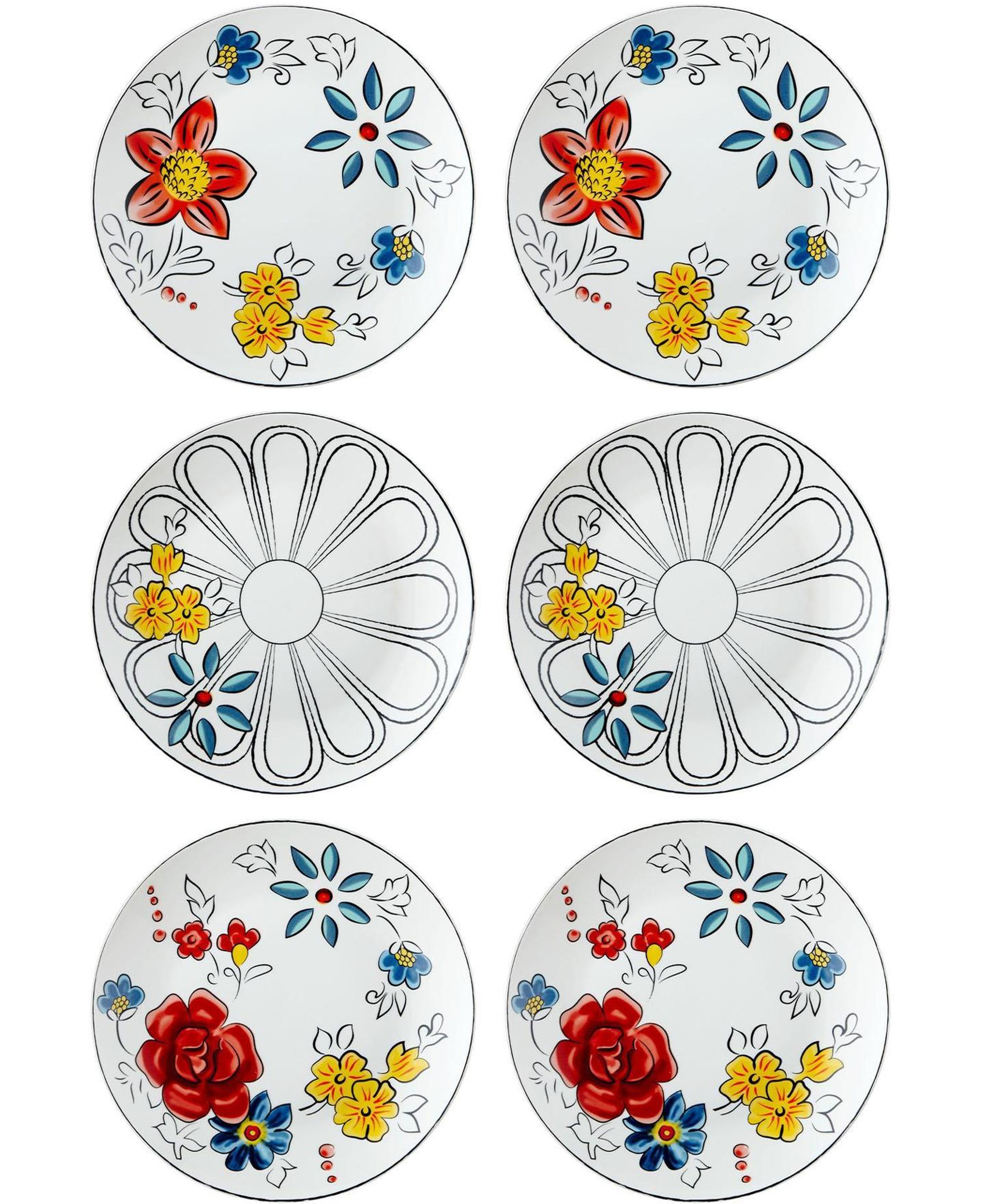 Fiore Pasta Tabağı 6 Kişilik