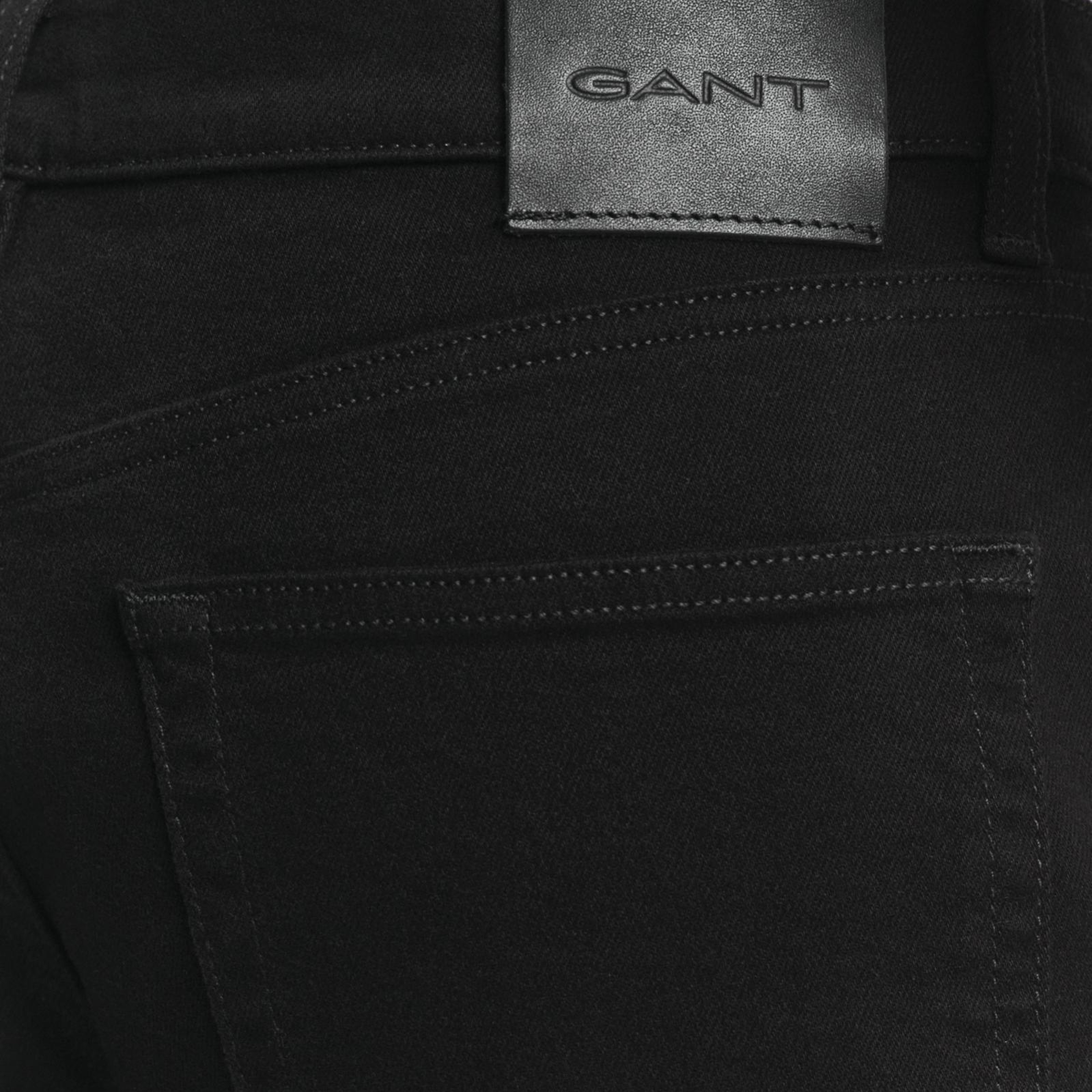 GANT Erkek Siyah Slim Fit Stay Black Jean
