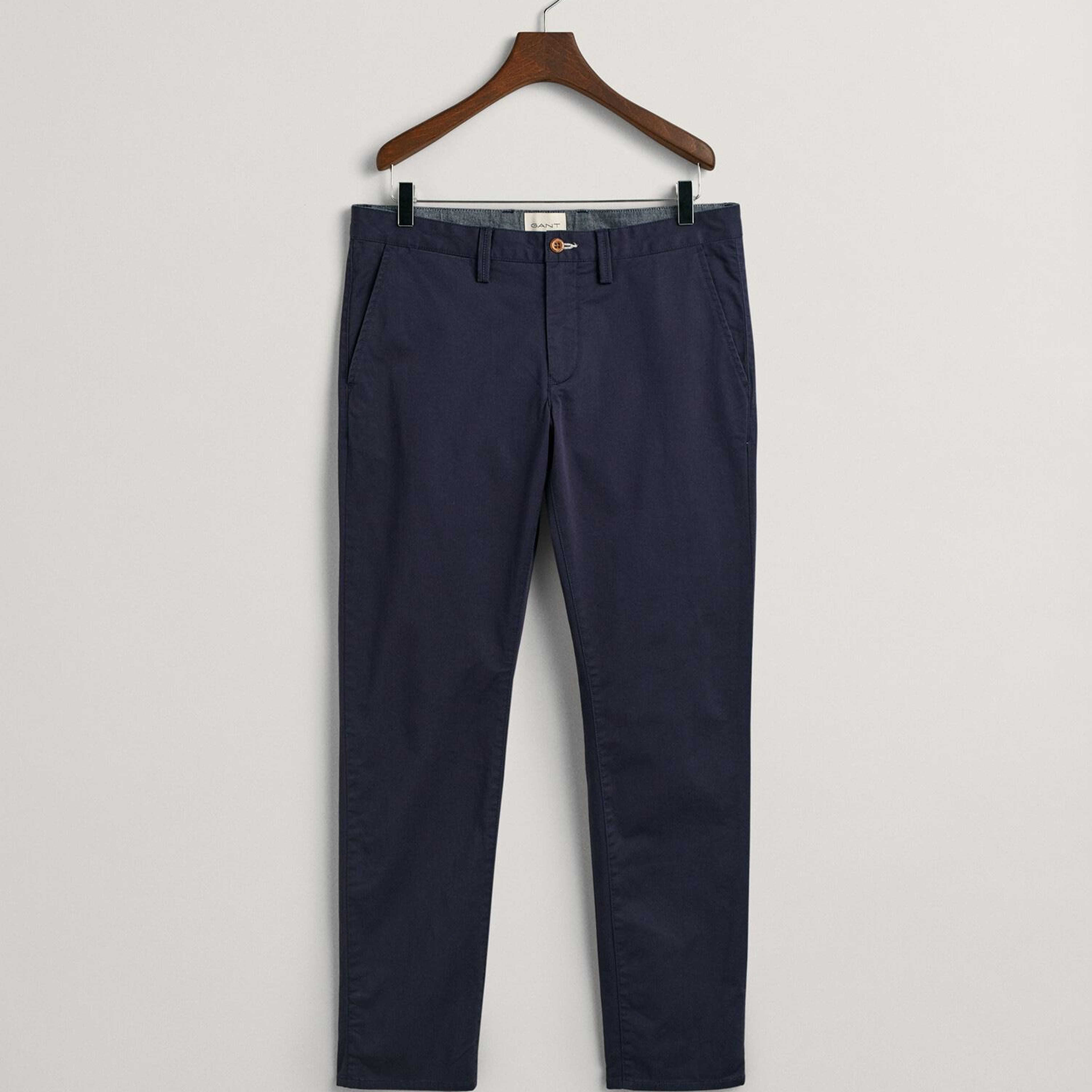 GANT Erkek Lacivert Slim Fit Chino Pantolon