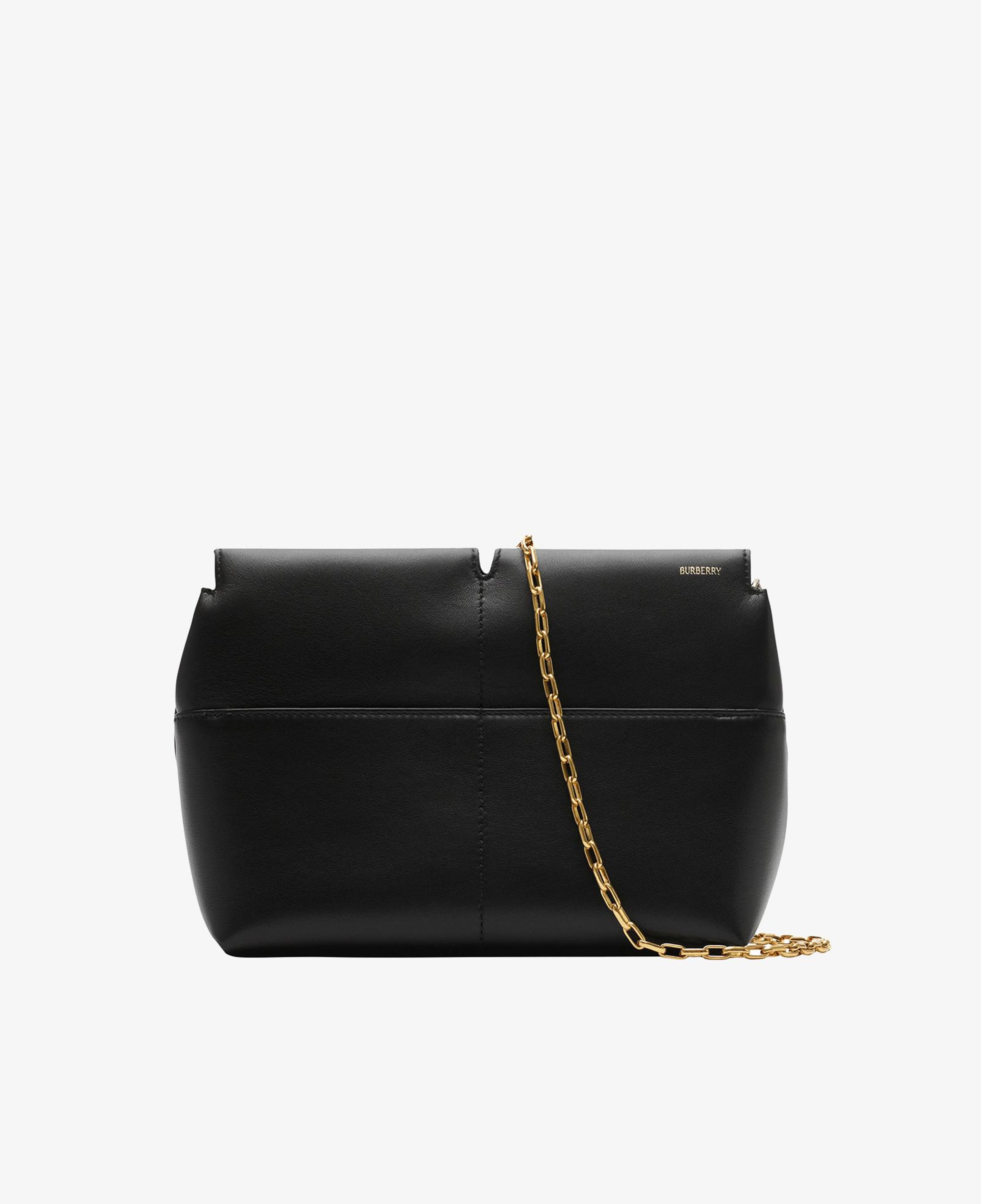 Burberry Soft Snip Clutch Kadın Siyah Çanta