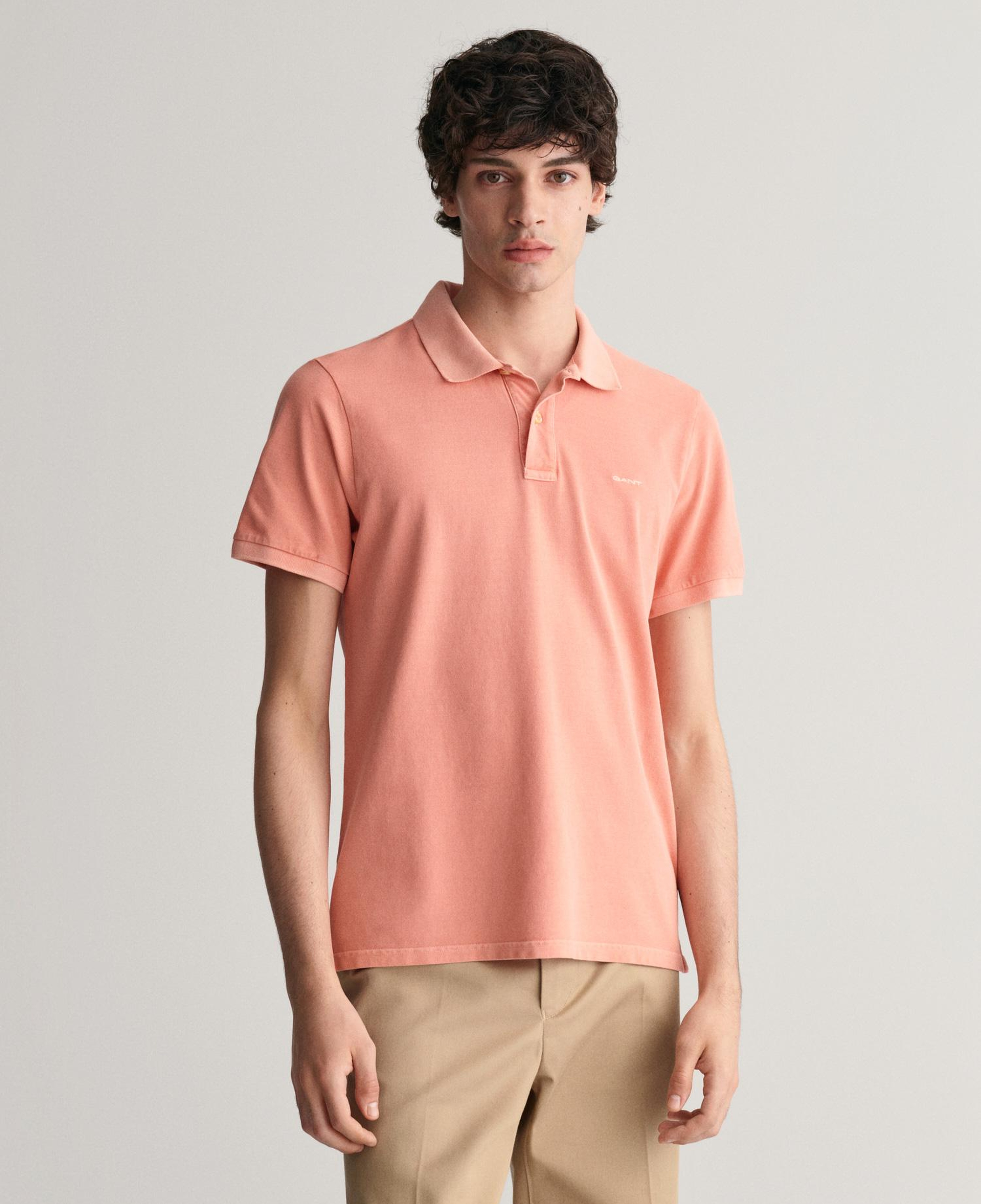 GANT Erkek Pembe Regular Fit Polo
