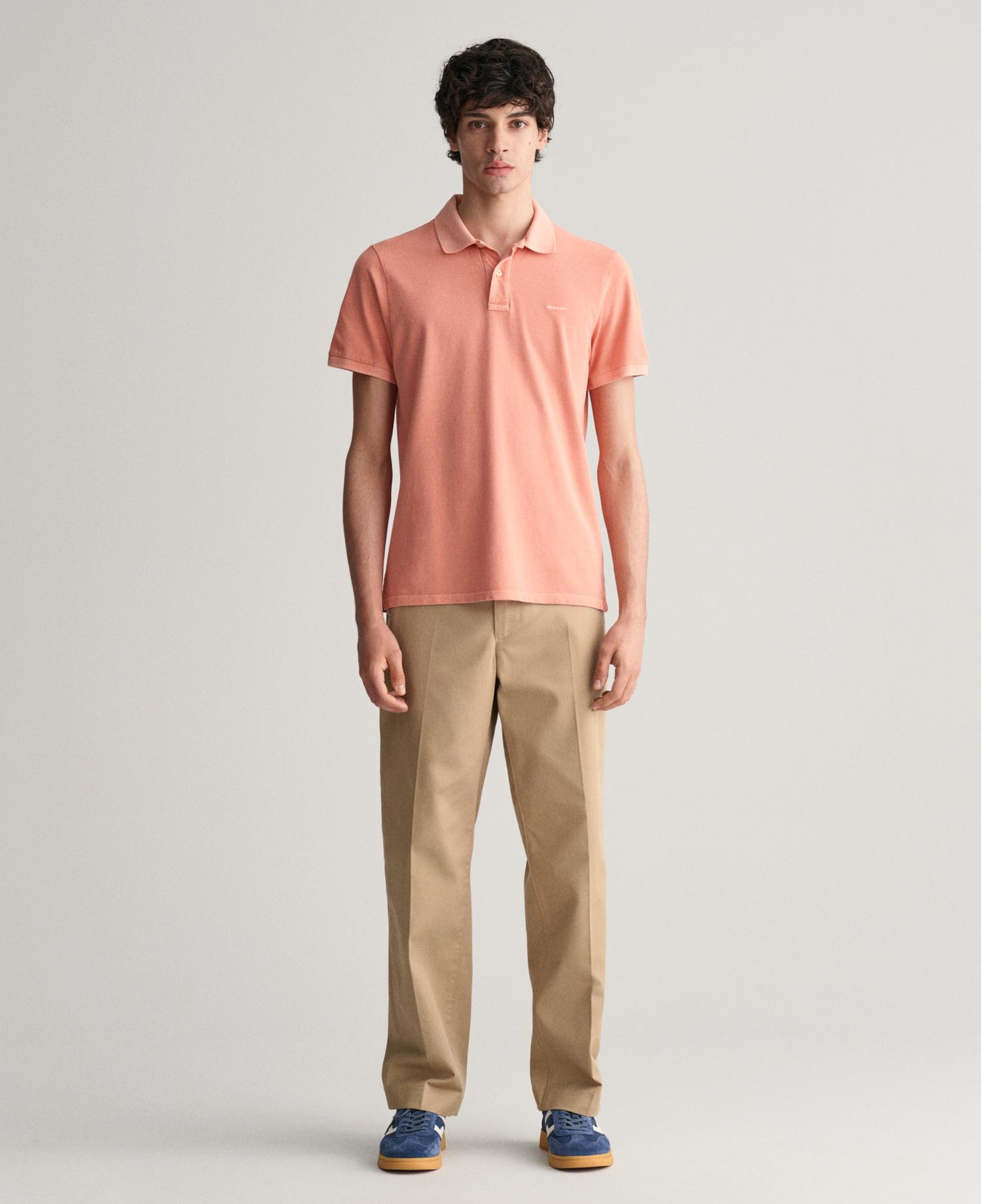 GANT Erkek Pembe Regular Fit Polo