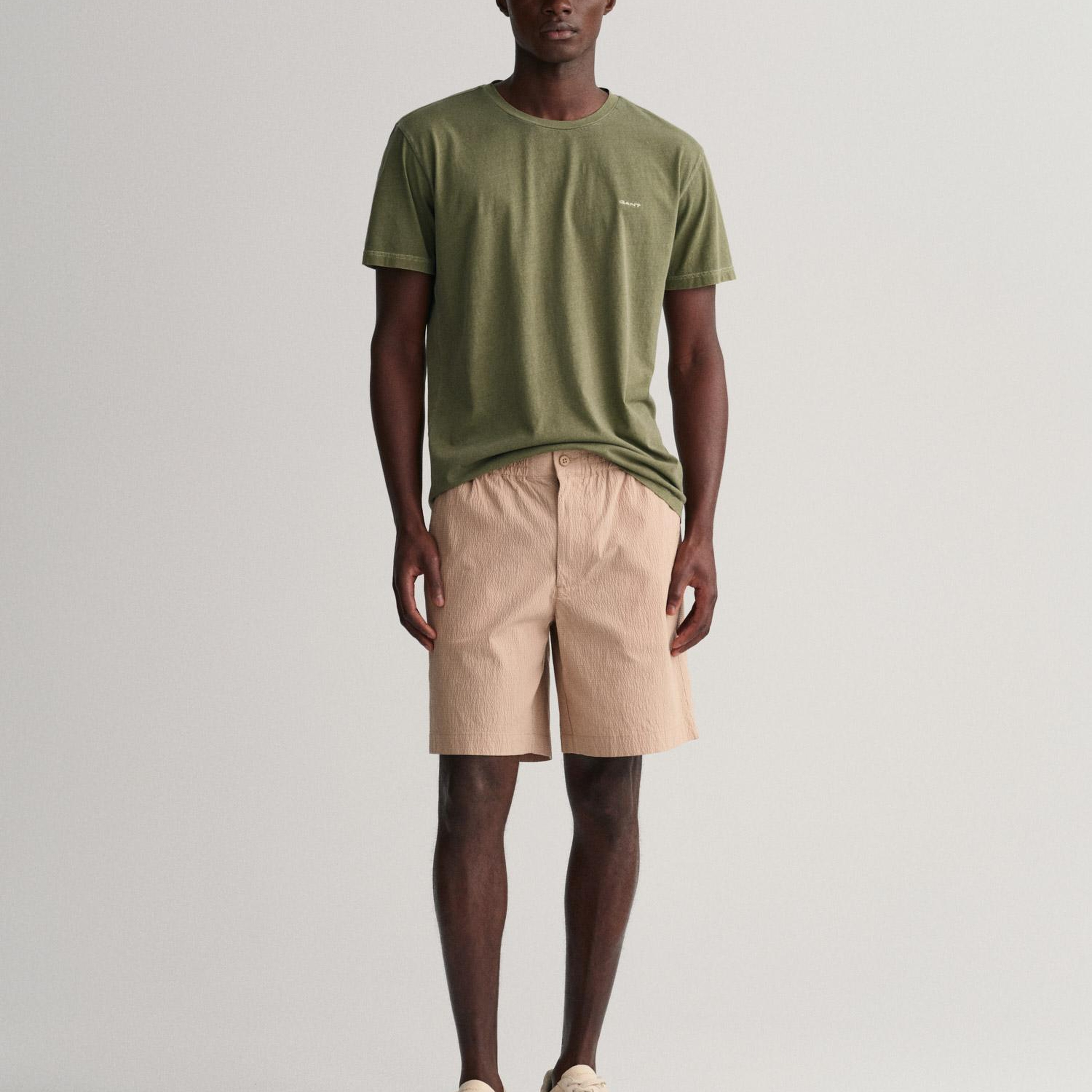 GANT Erkek Bej Regular Fit Şort