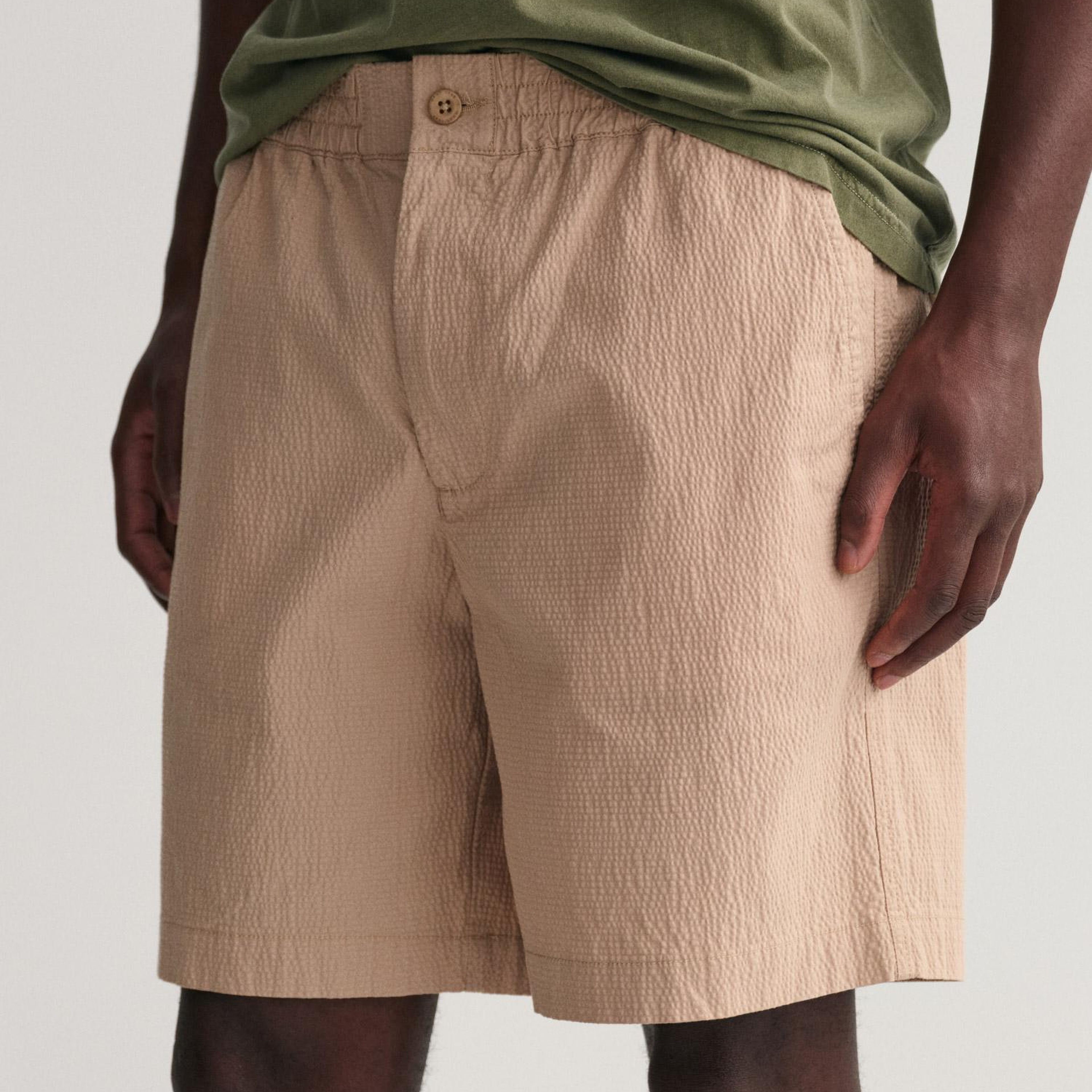 GANT Erkek Bej Regular Fit Şort