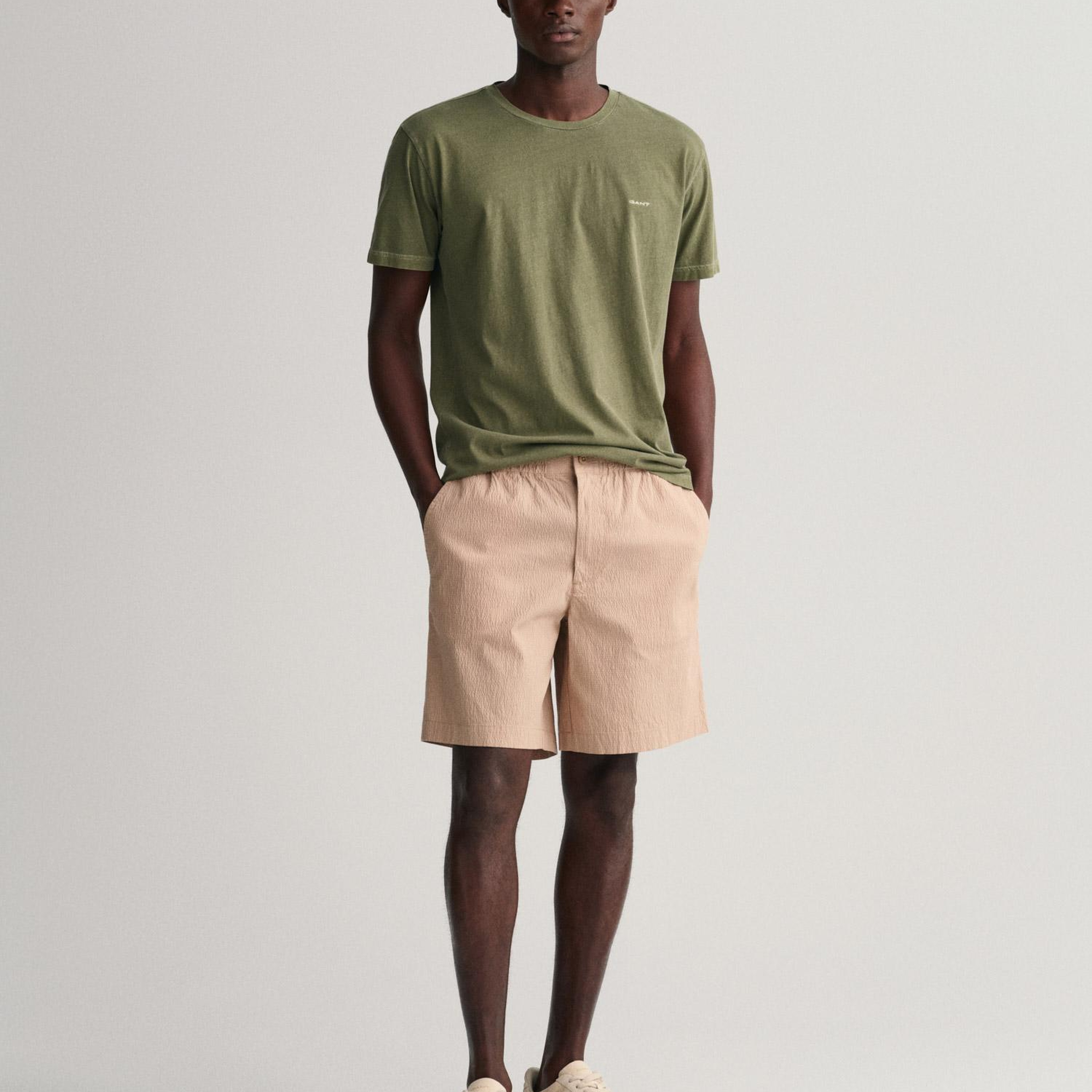 GANT Erkek Bej Regular Fit Şort