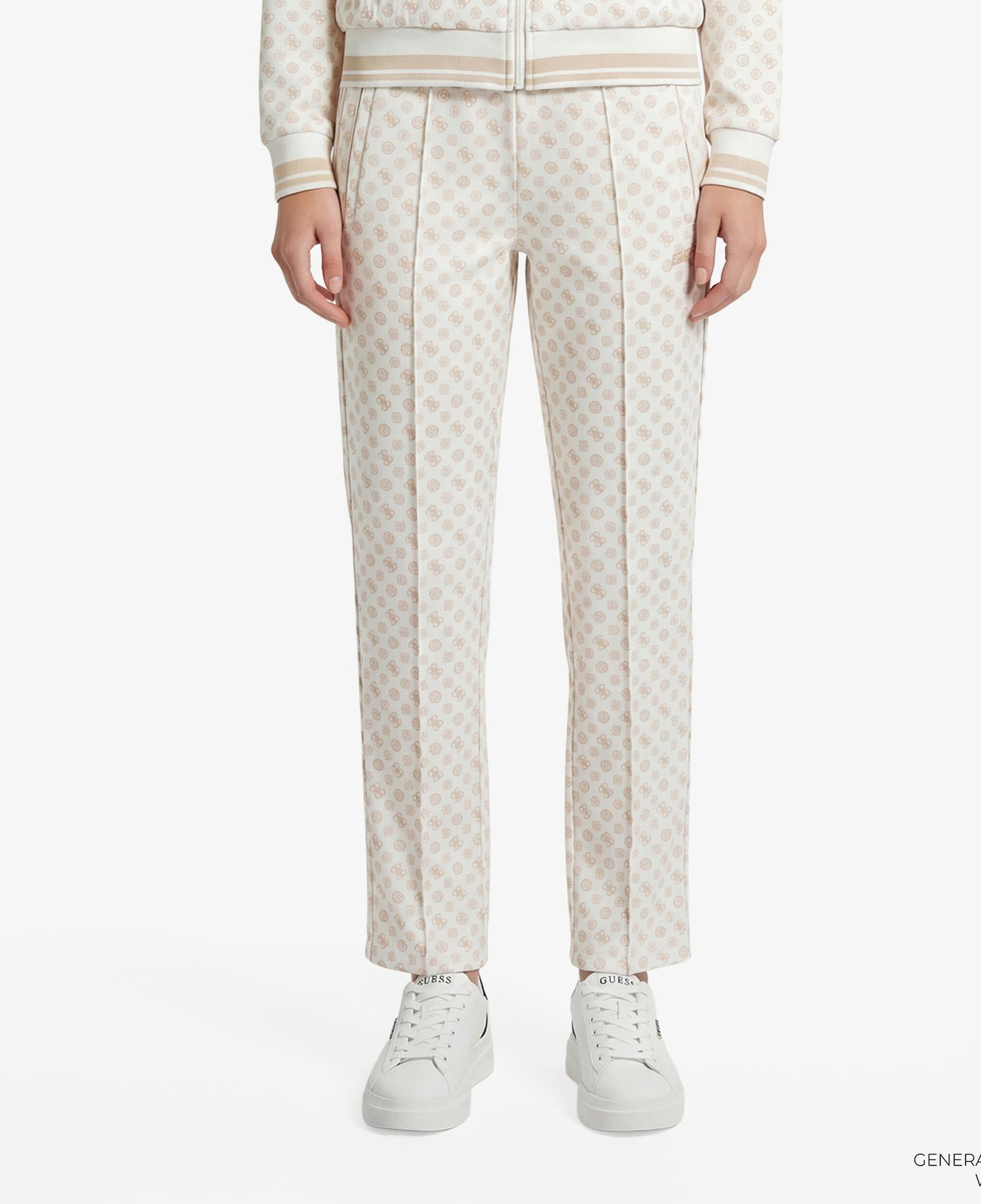 Guess Aggie Aktif Scuba Kadın Krem Eşofman Altı