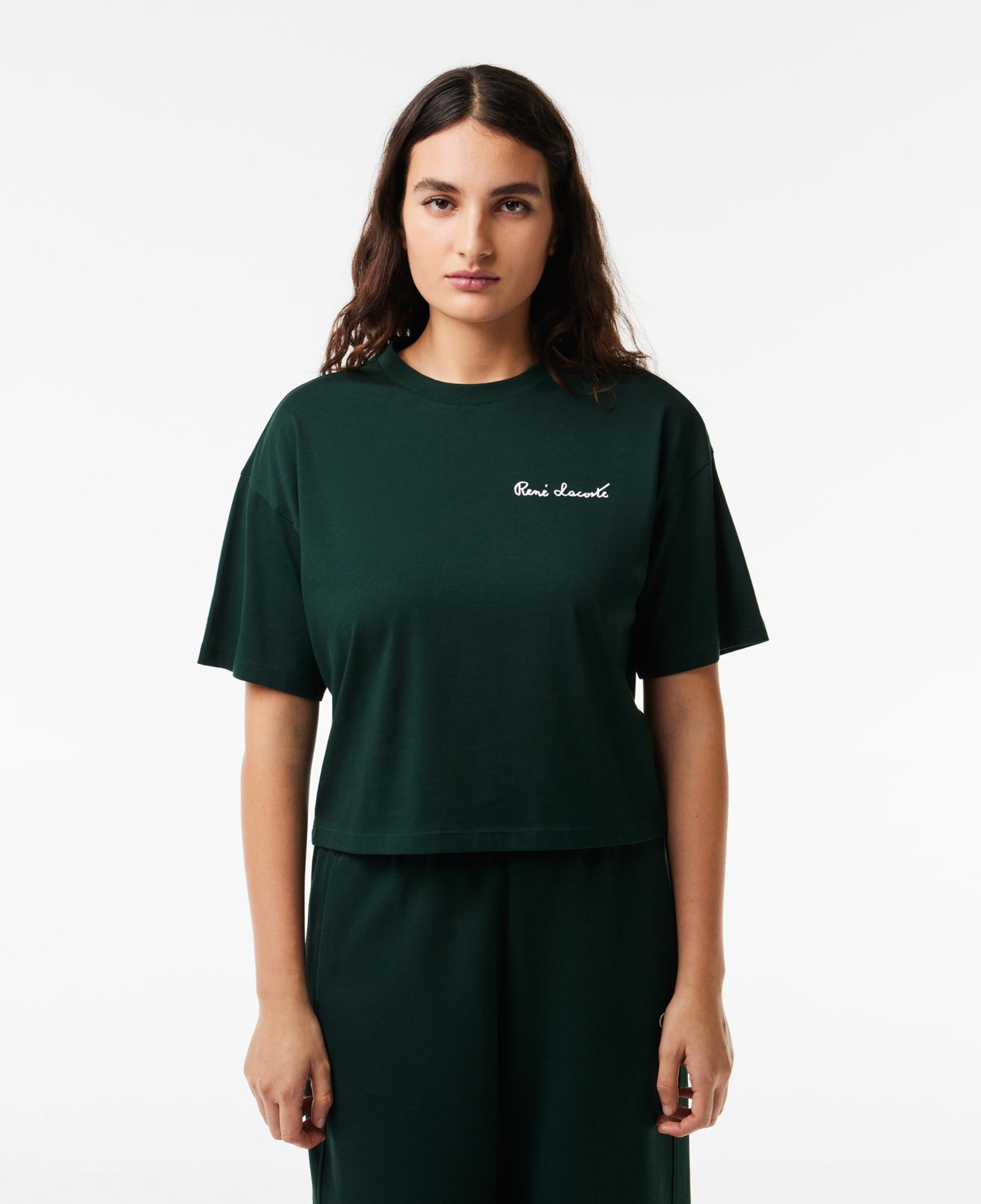 Kadın Relaxed Fit Bisiklet Yaka Siyah T-Shirt