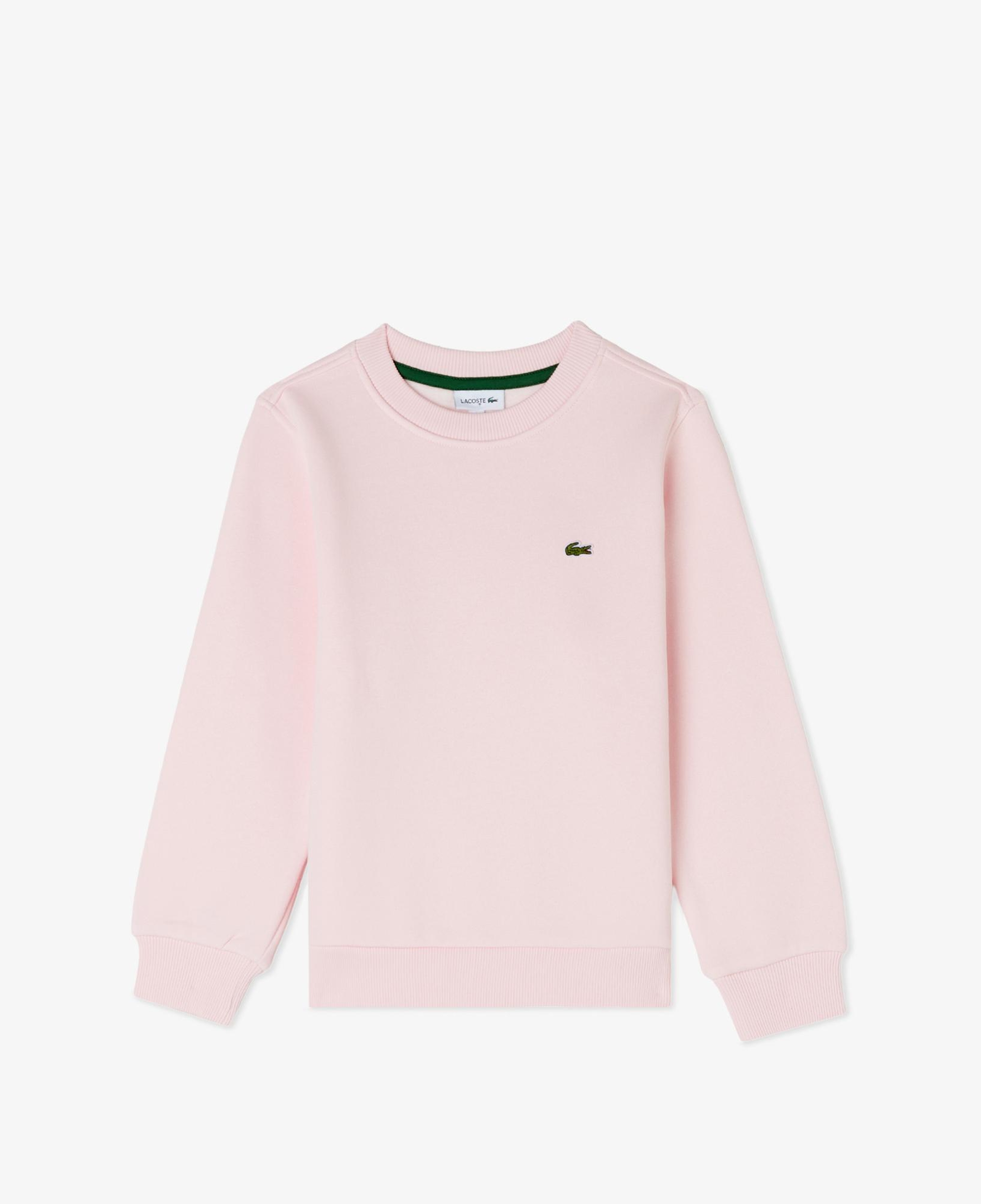 Lacoste Çocuk Bisiklet Yaka Pembe Sweatshirt