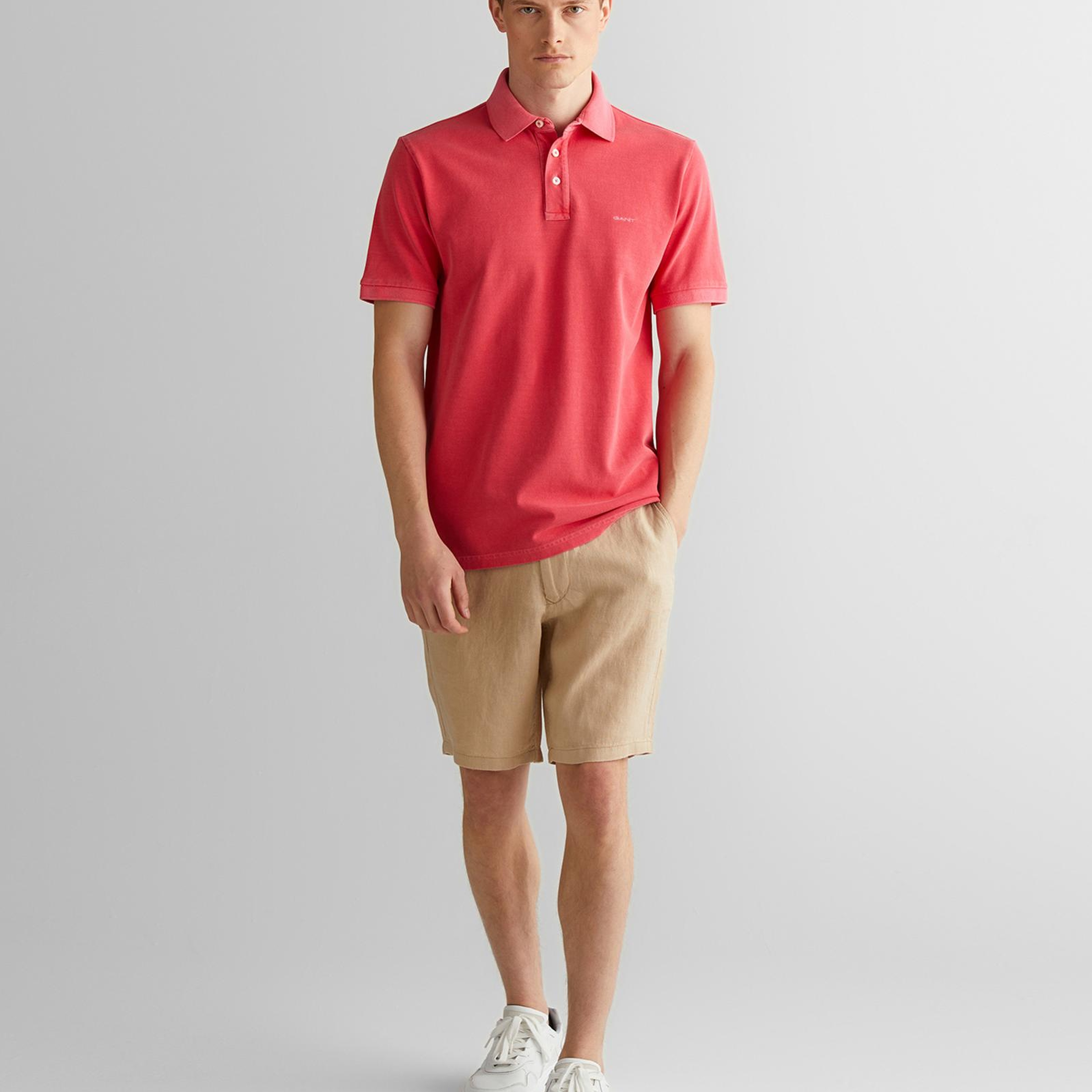GANT Erkek Kırmızı Regular Fit Polo
