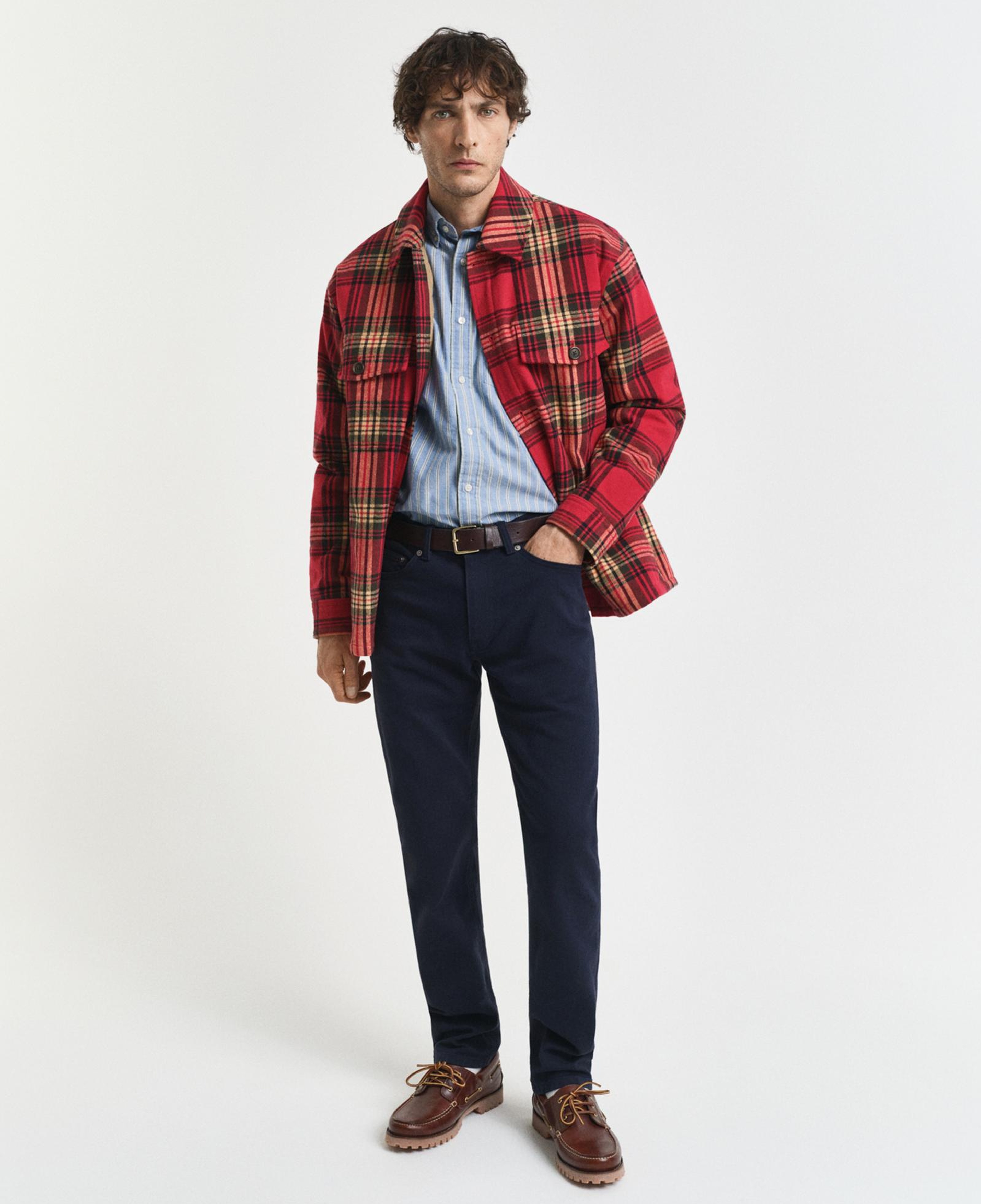 GANT Erkek Lacivert Regular Fit Soft Twill Jean