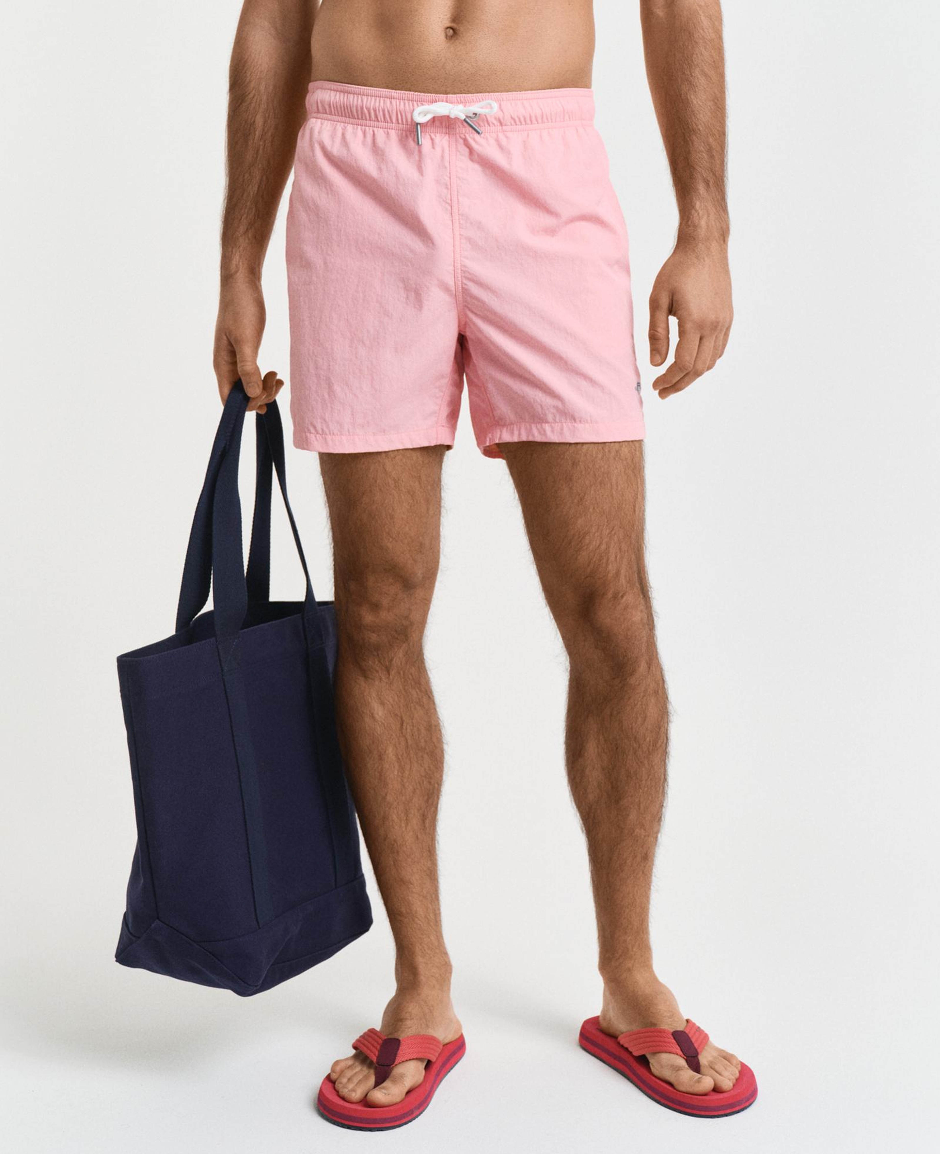 GANT Erkek Pembe Regular Fit Mayo Şort