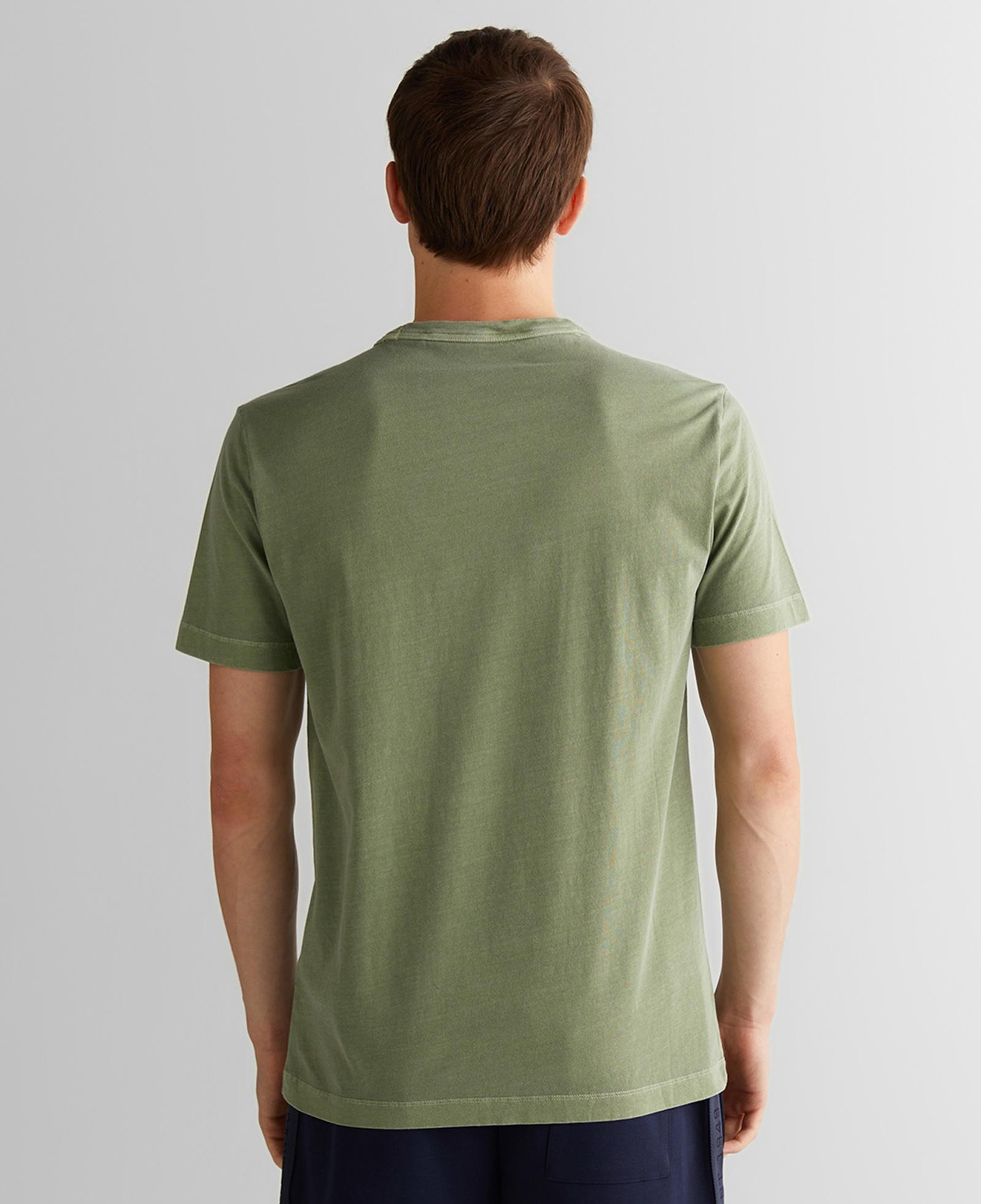 GANT Erkek Yeşil Regular Fit Bisiklet Yaka T-Shirt