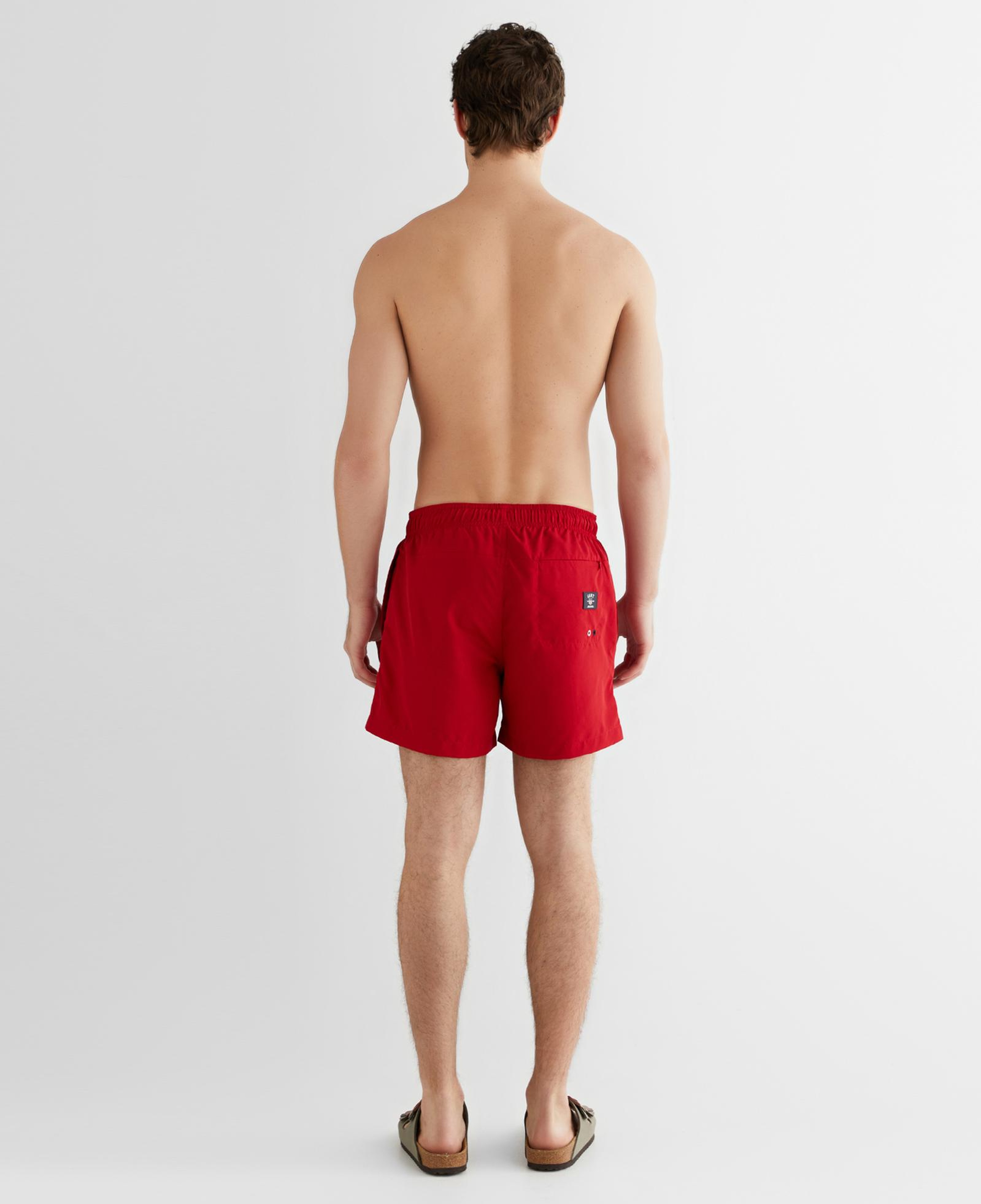 GANT Erkek Kırmızı Regular Fit Logolu Mayo Şort