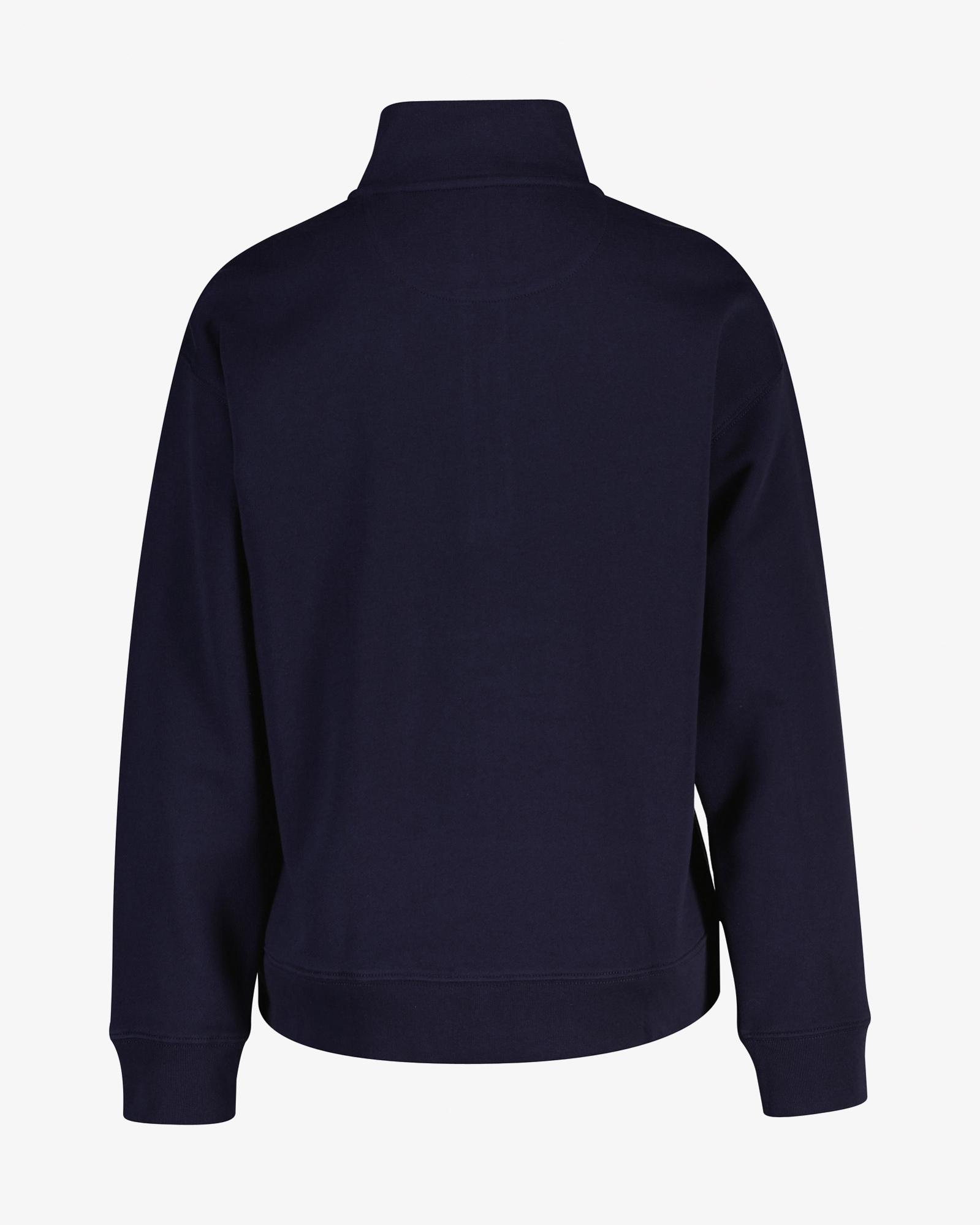 GANT Kadın Lacivert Yarım Fermuarlı Sweatshirt