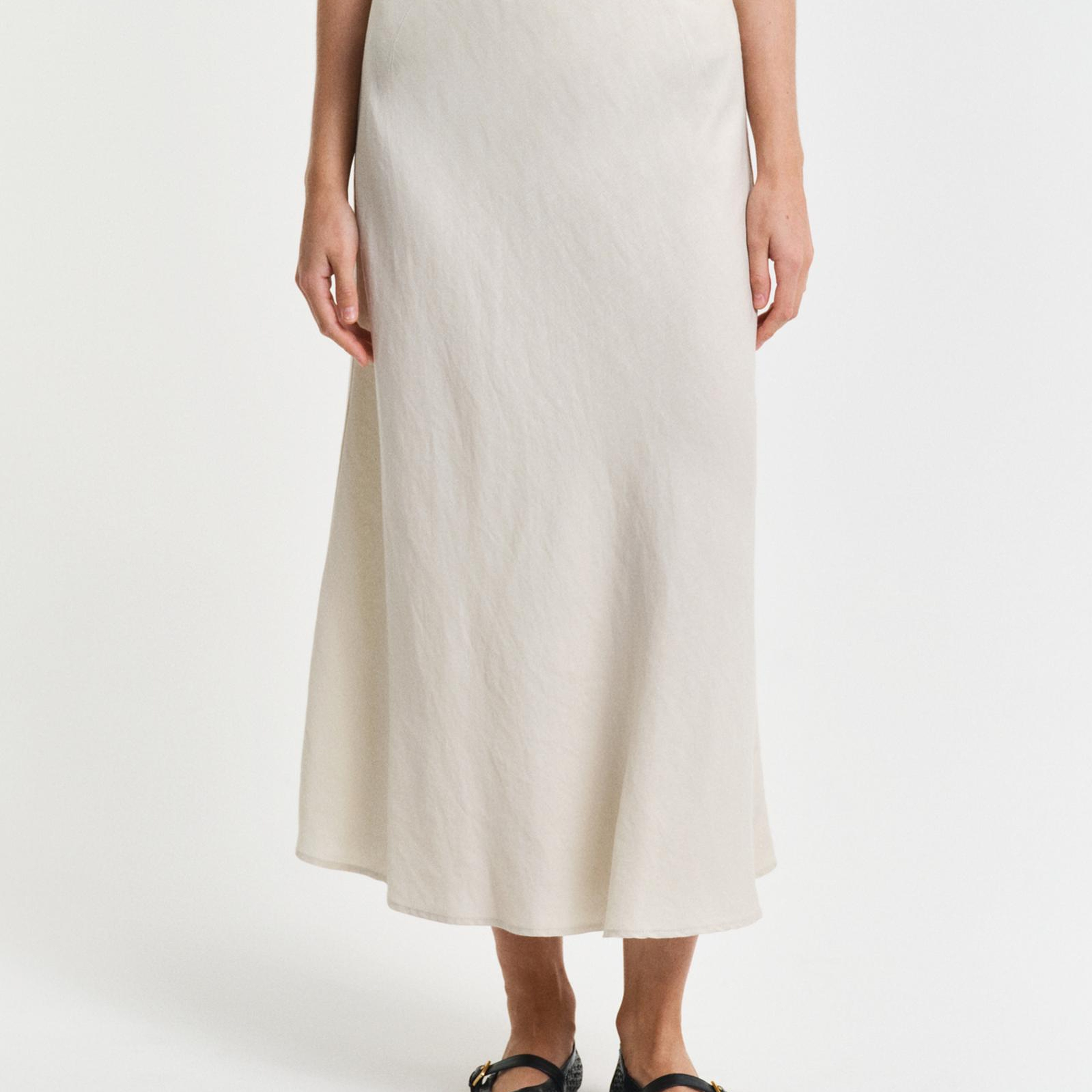 GANT Kadın Krem Regular Fit Etek