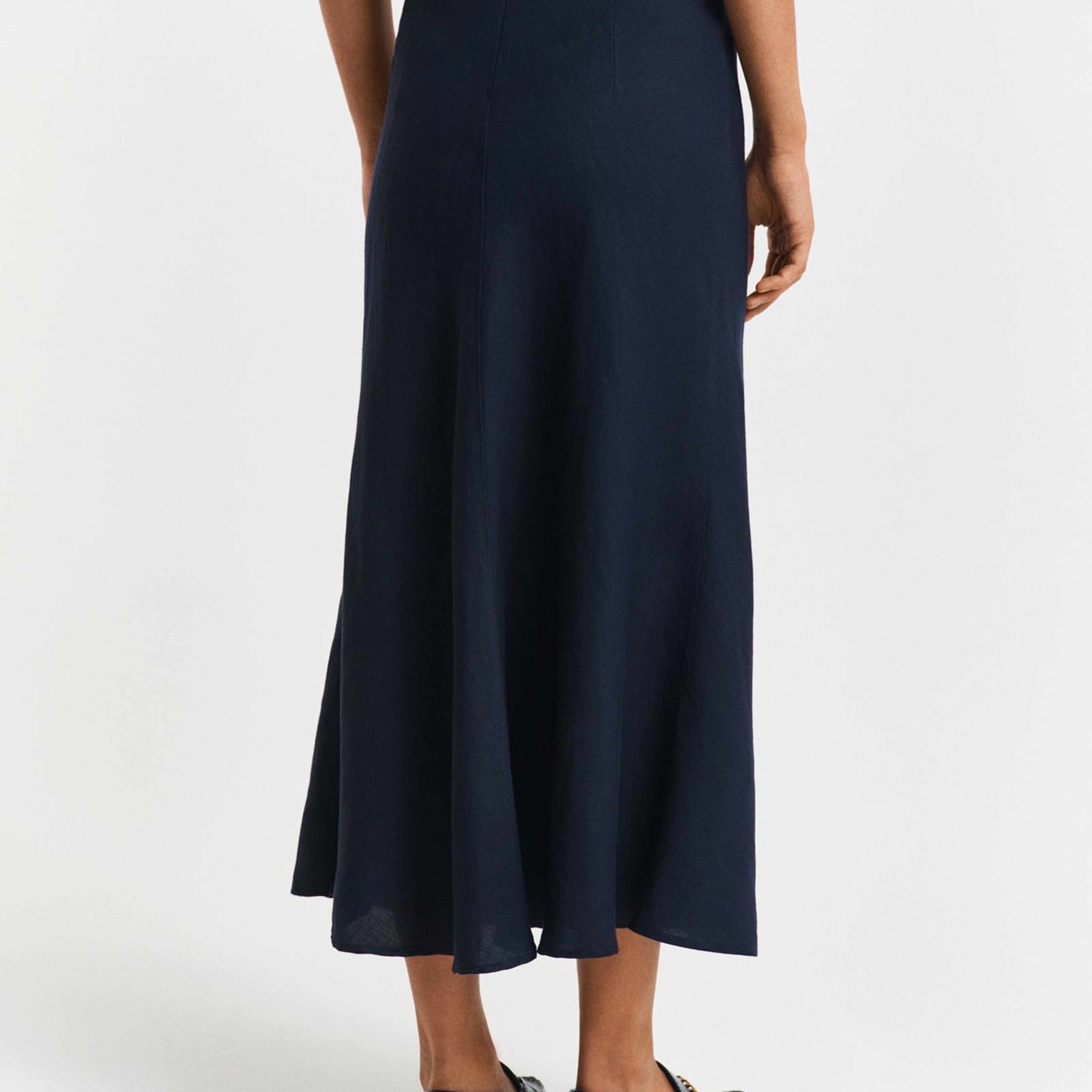 GANT Kadın Lacivert Regular Fit Etek