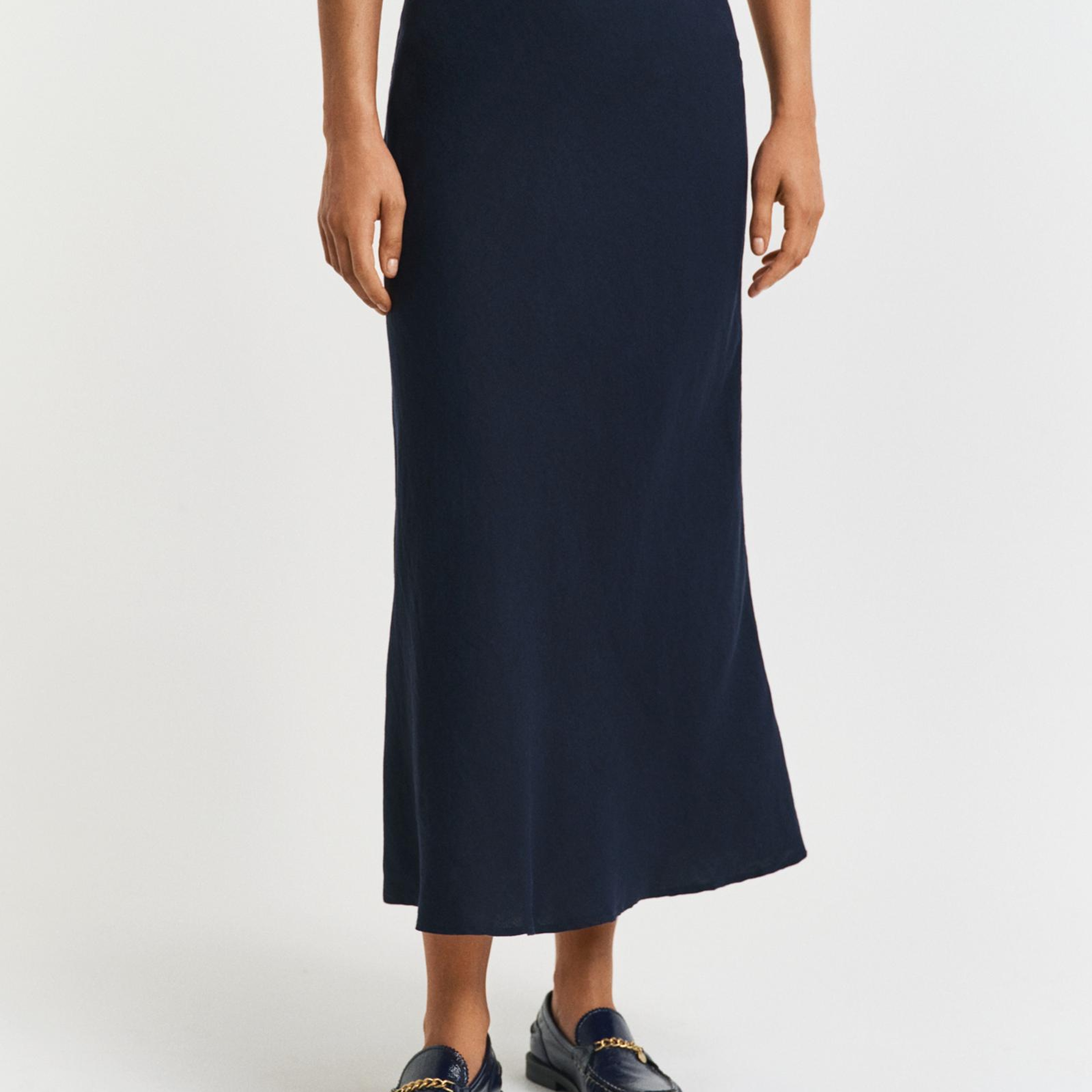 GANT Kadın Lacivert Regular Fit Etek