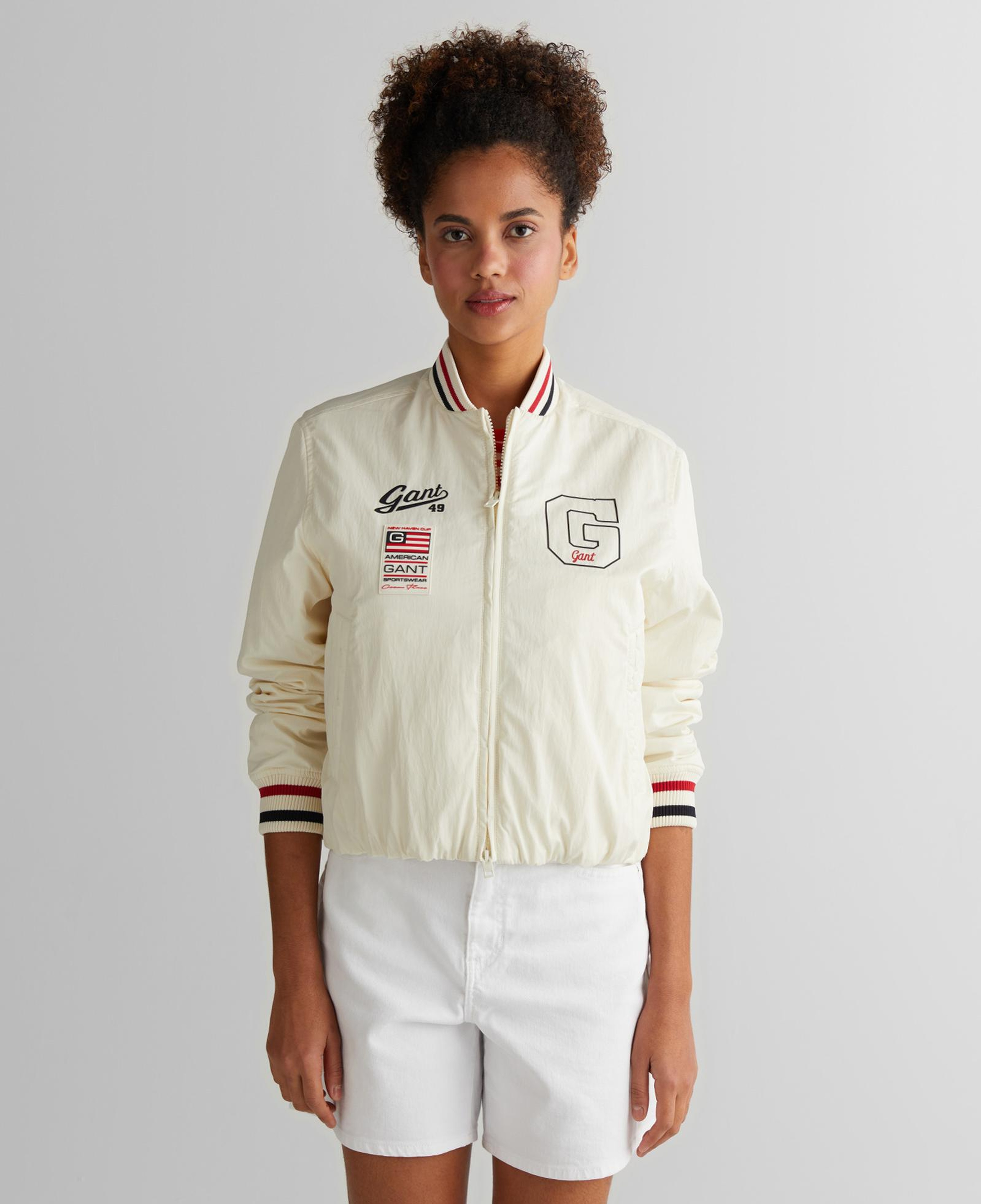 GANT Kadın Krem Hakim Yaka Logolu Ceket