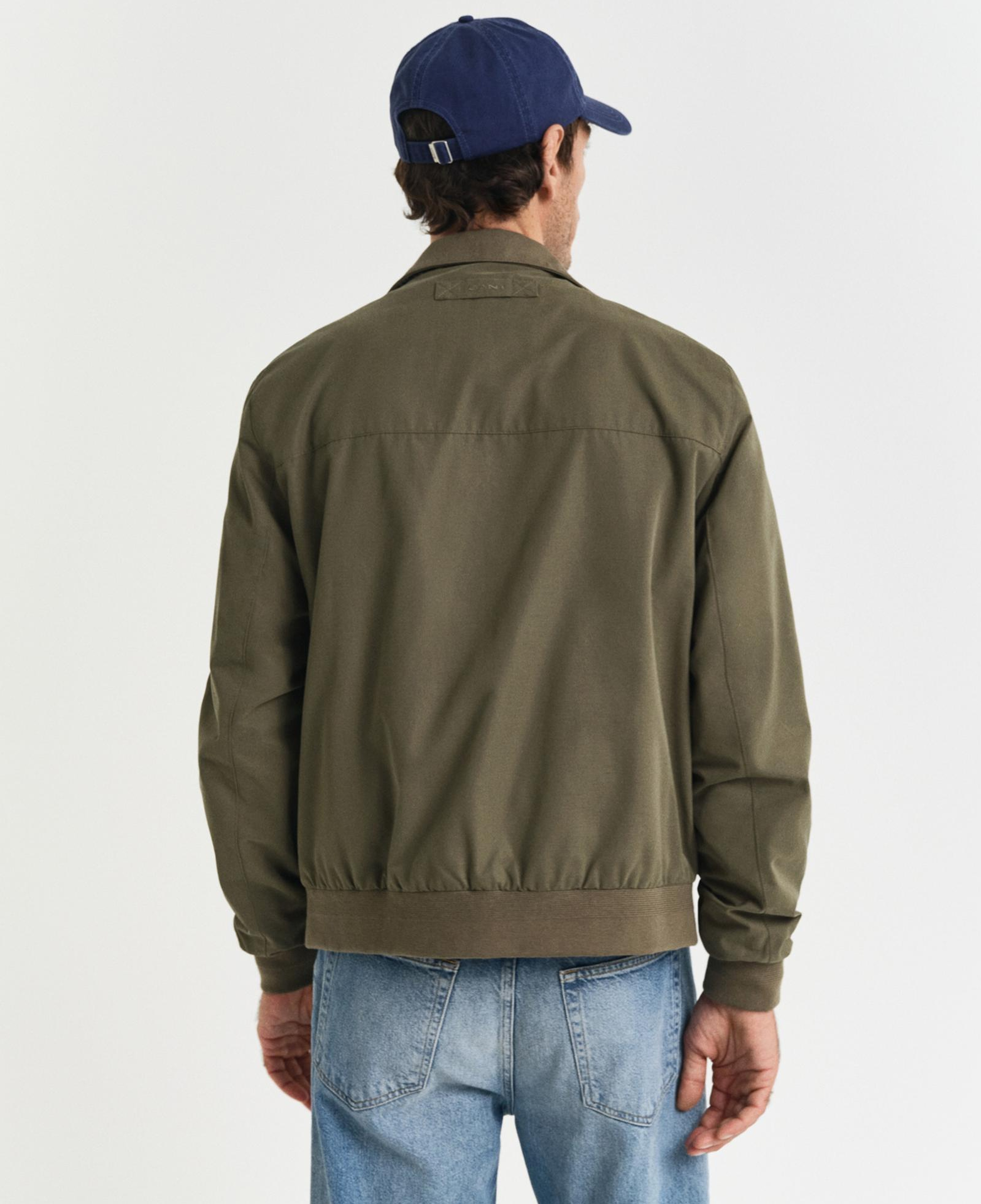 GANT Erkek Yeşil Regular Fit Dik Yaka Ceket