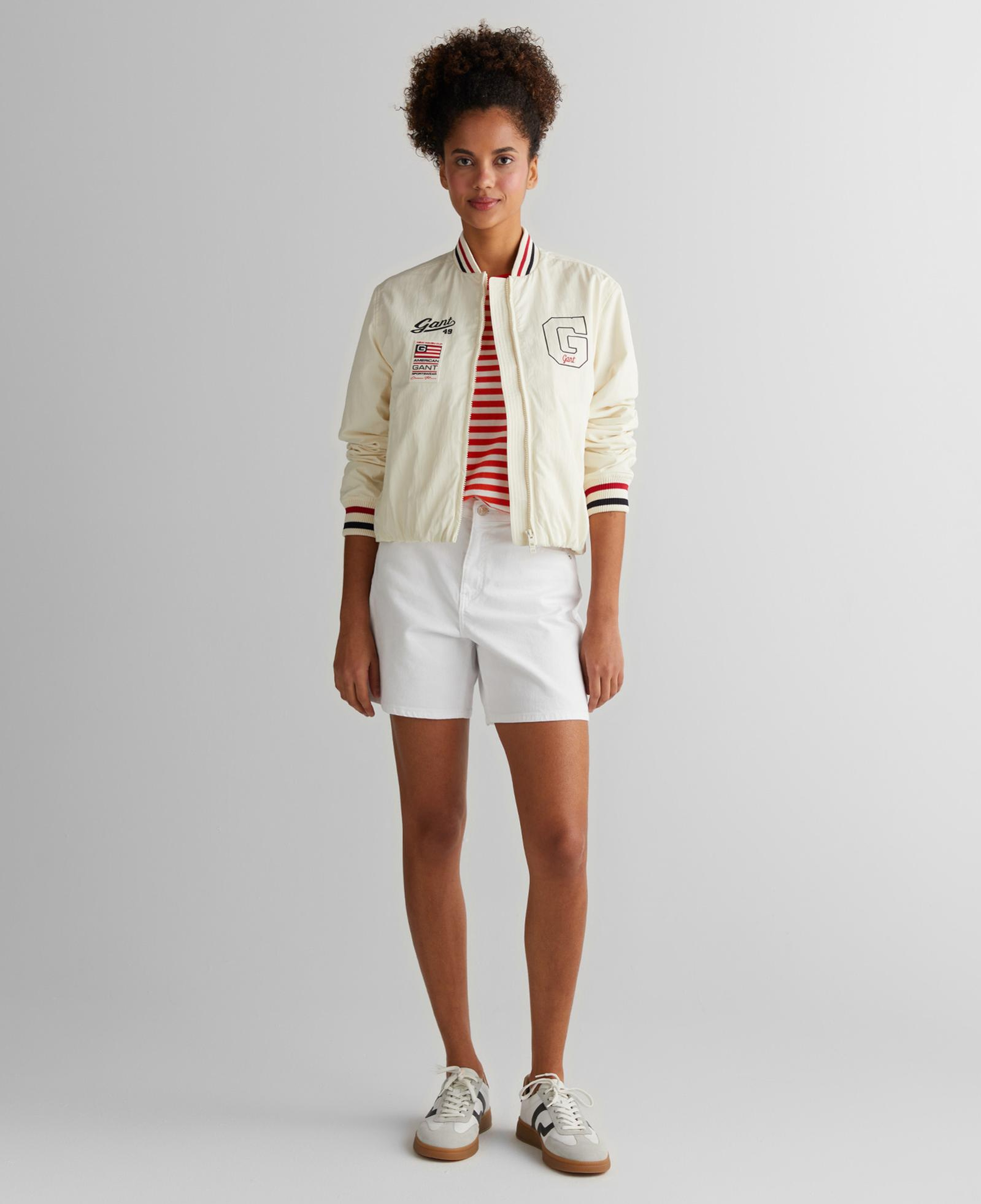 GANT Kadın Krem Hakim Yaka Logolu Ceket