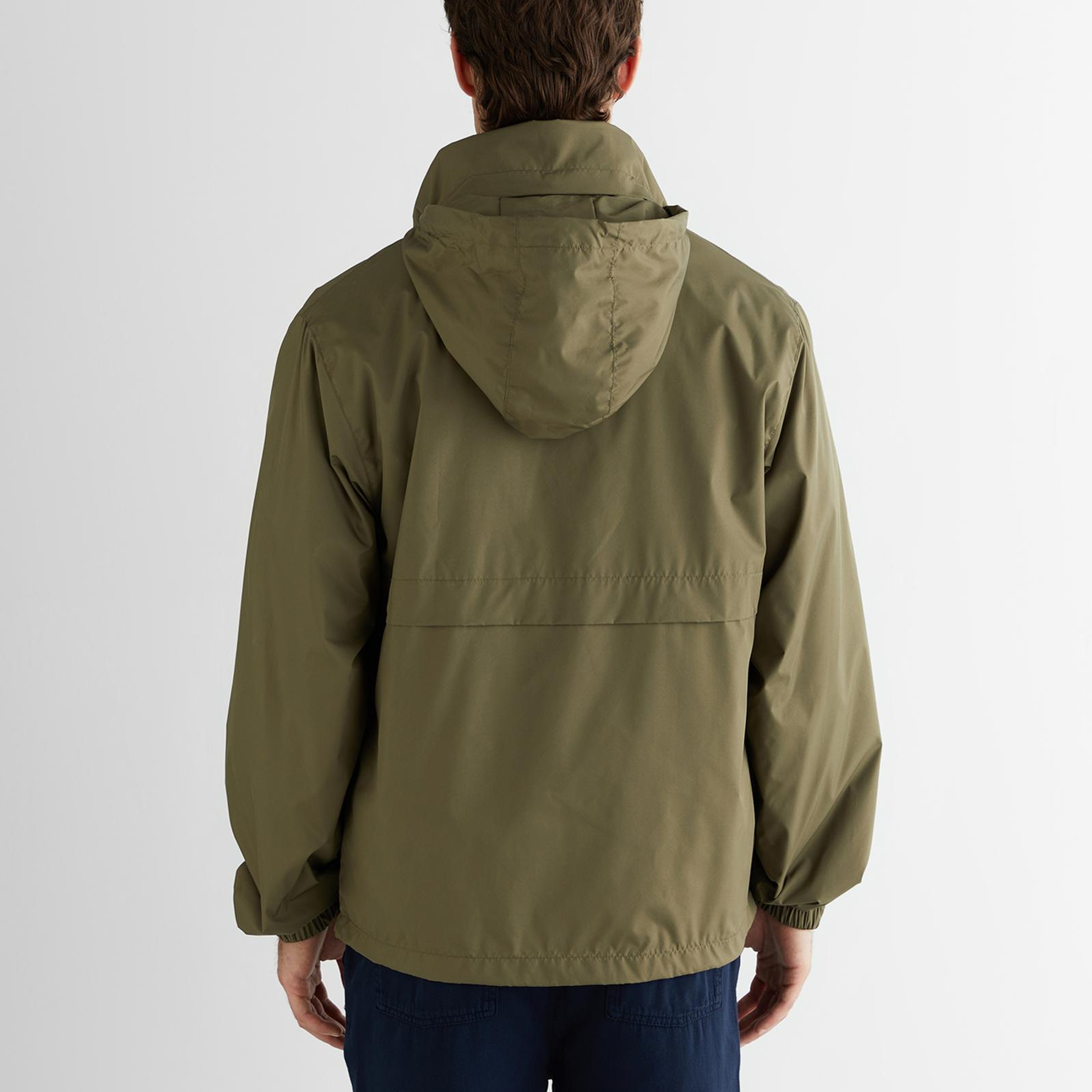 Gant Erkek Yeşil Regular Fit Kapüşonlu Rüzgarlık