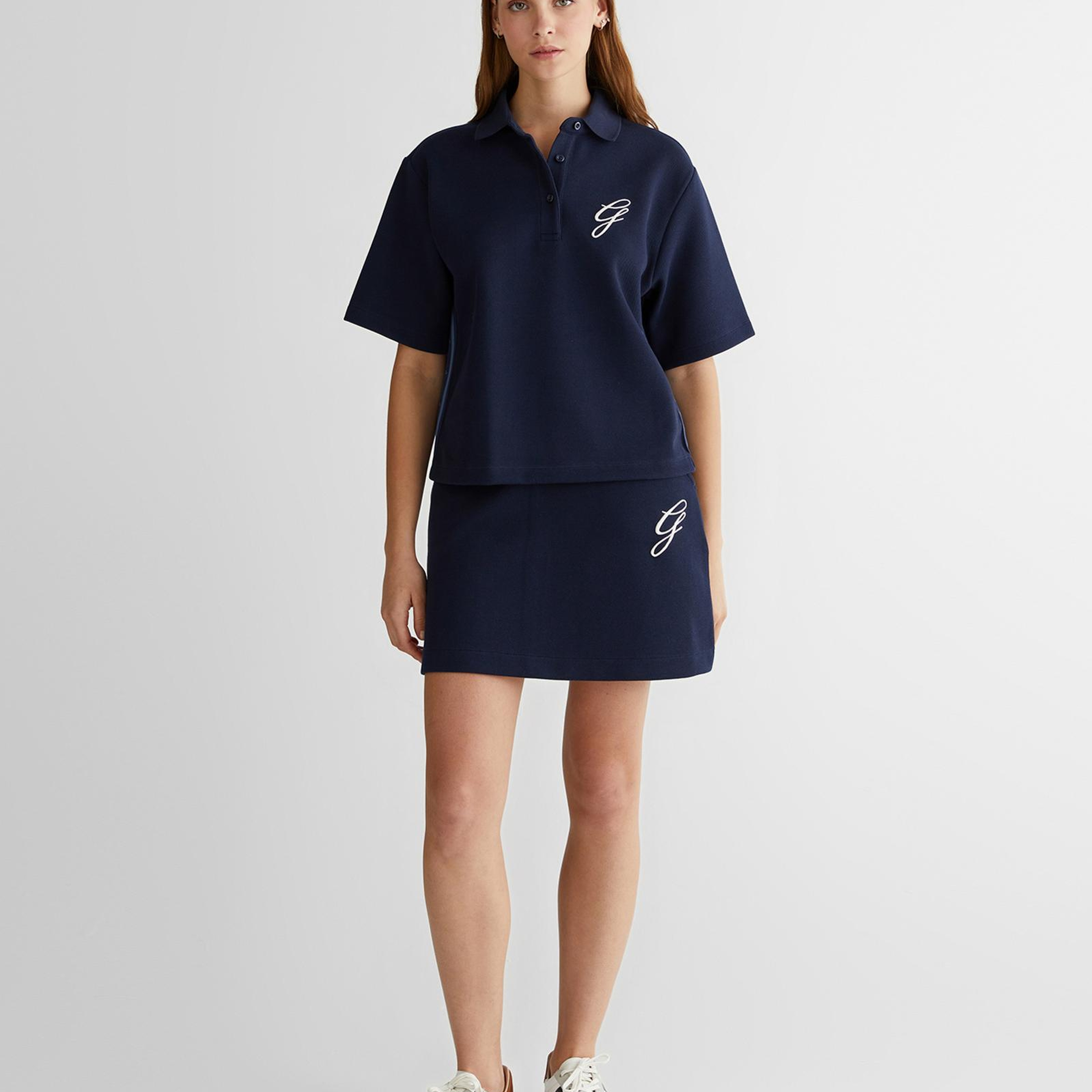 GANT Kadın Lacivert Logolu Etek