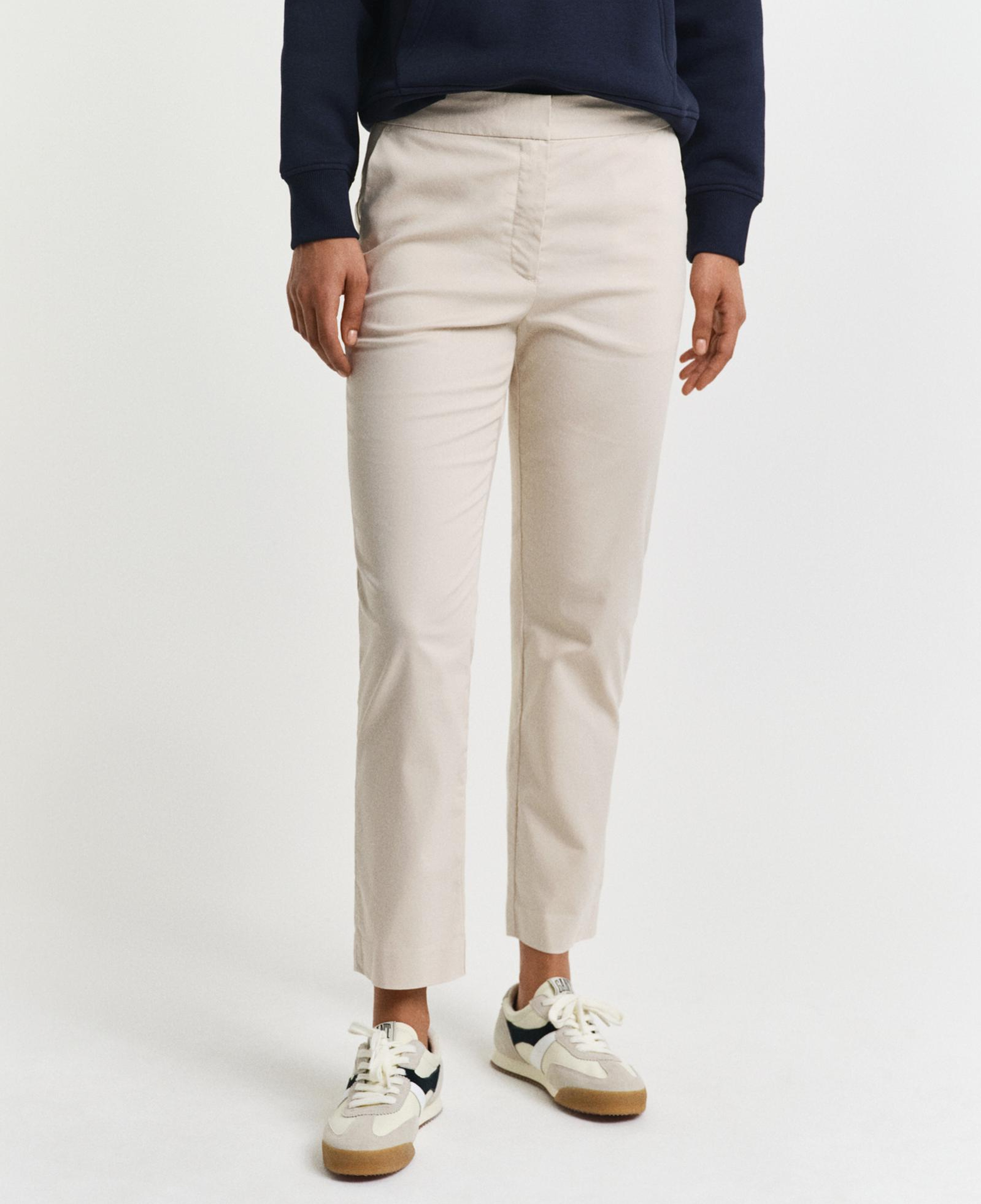 GANT Kadın Bej Slim Fit Pantolon