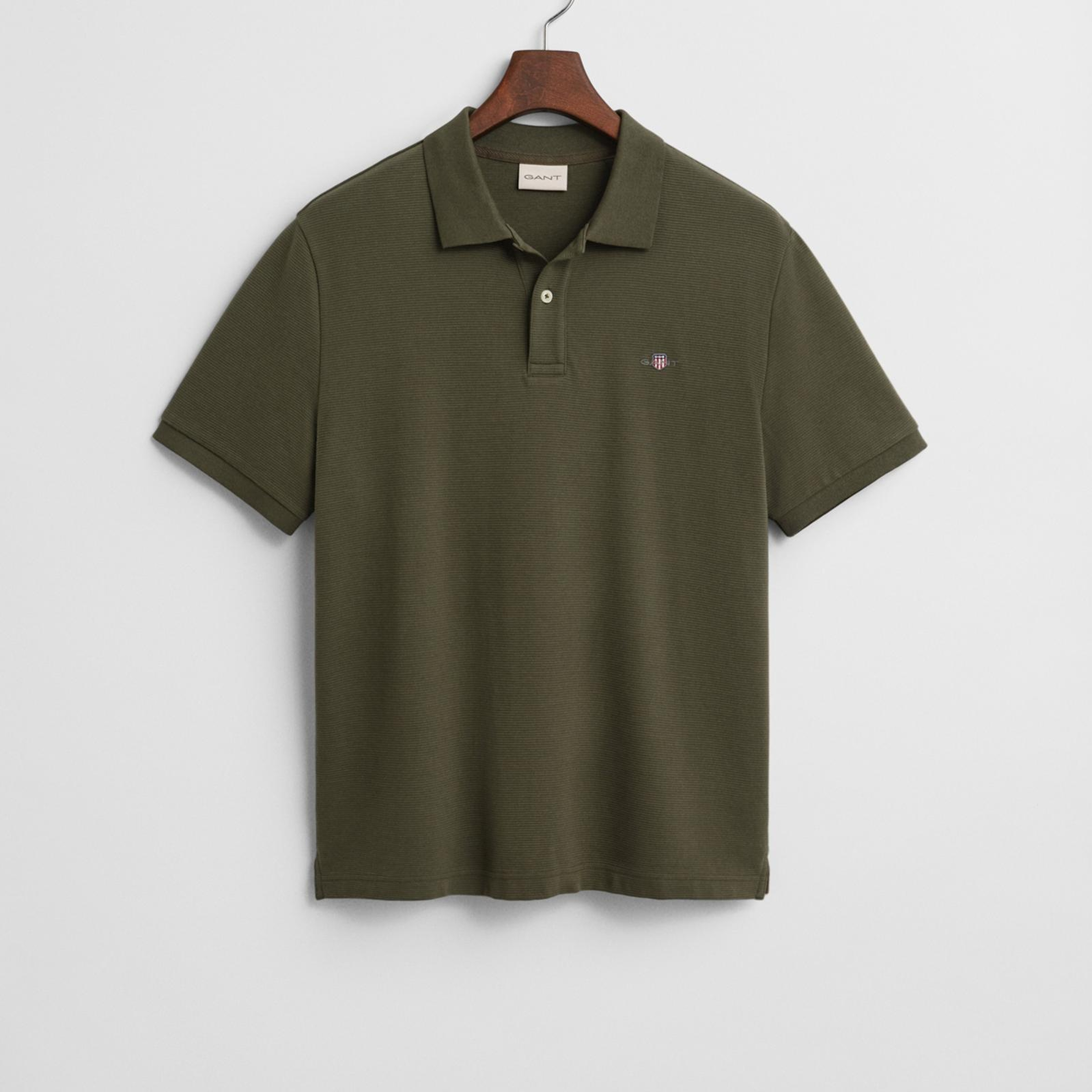GANT Erkek Yeşil Regular Fit Polo