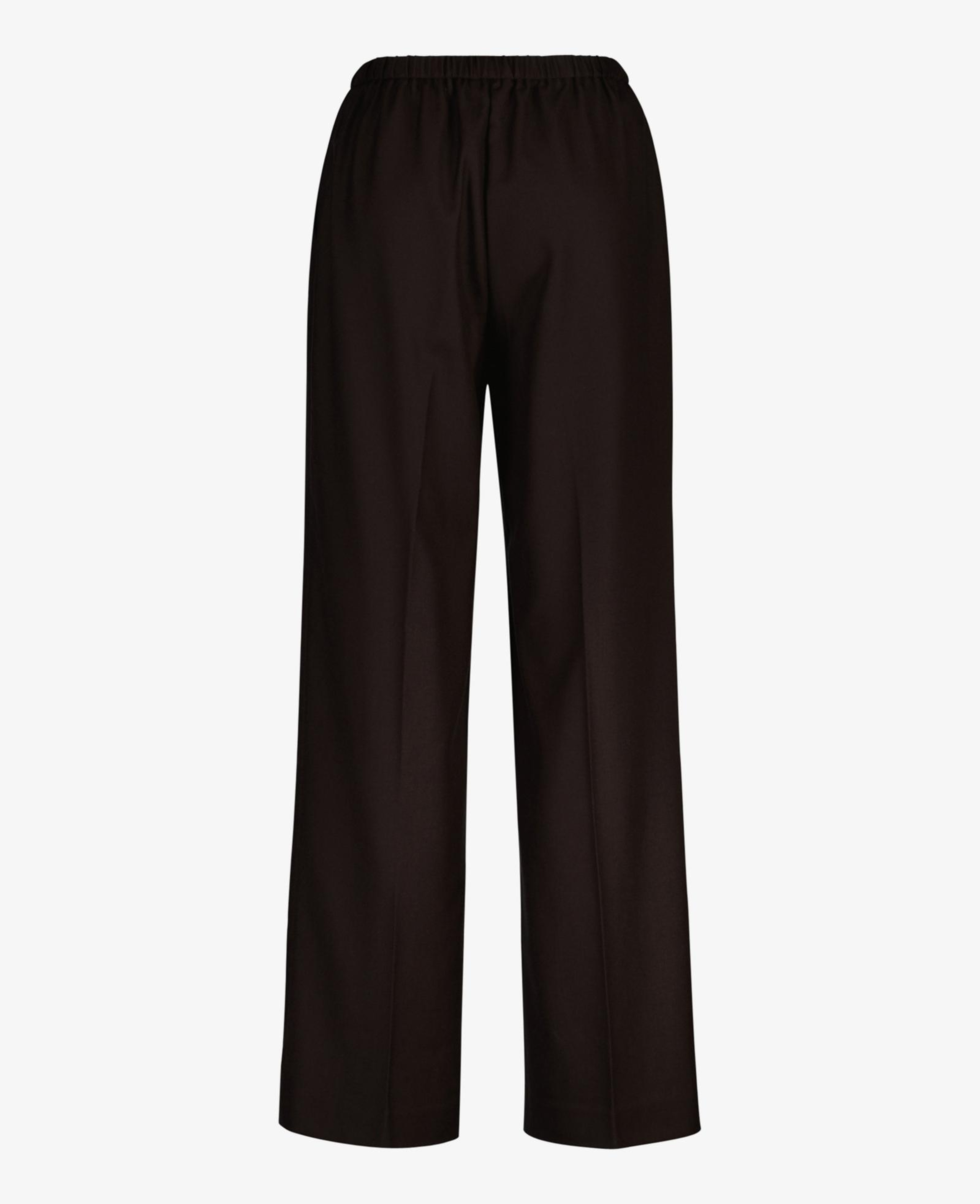 GANT Kadın Kahverengi Relaxed Fit Yün Pantolon