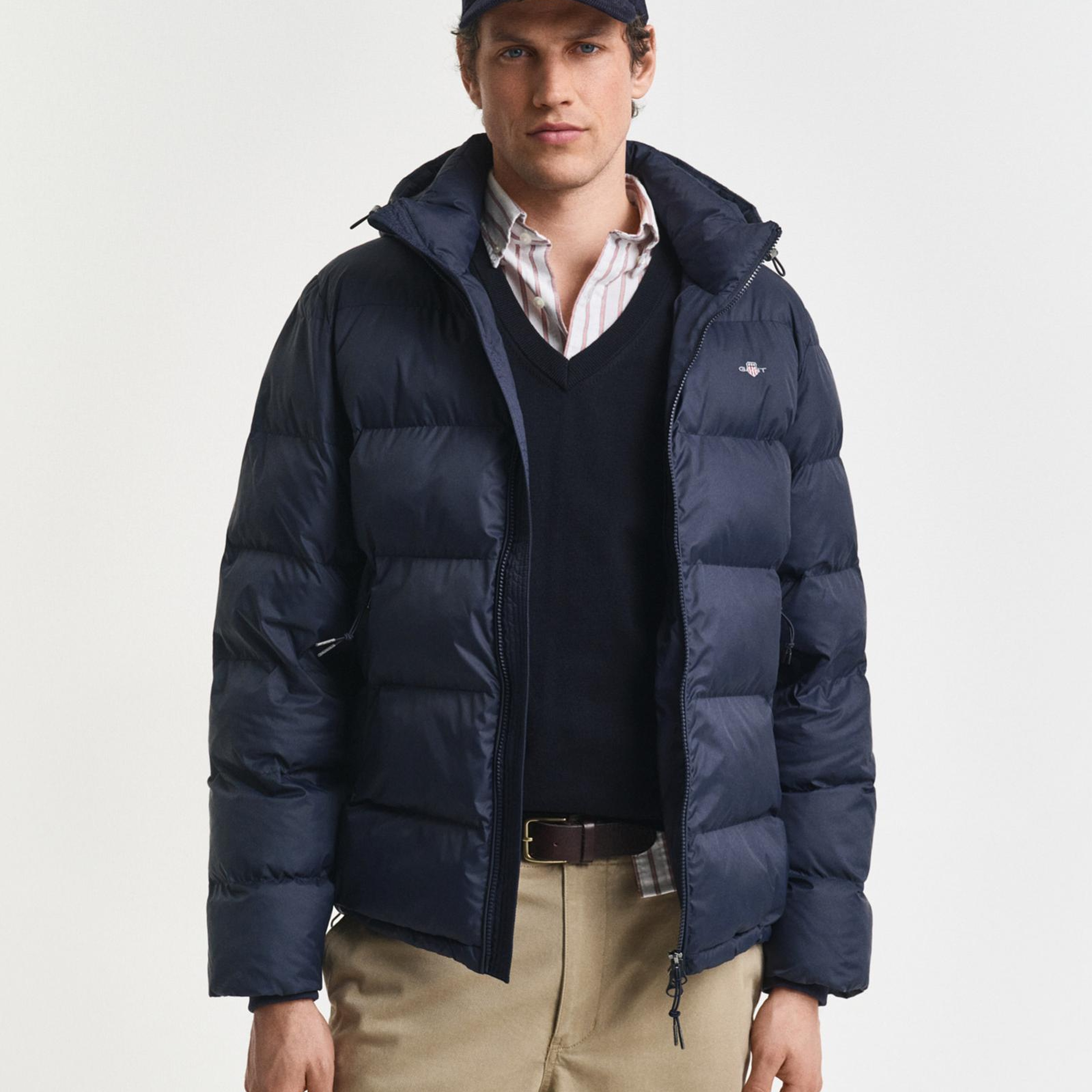 GANT Erkek Lacivert Regular Fit Active Cloud Mont