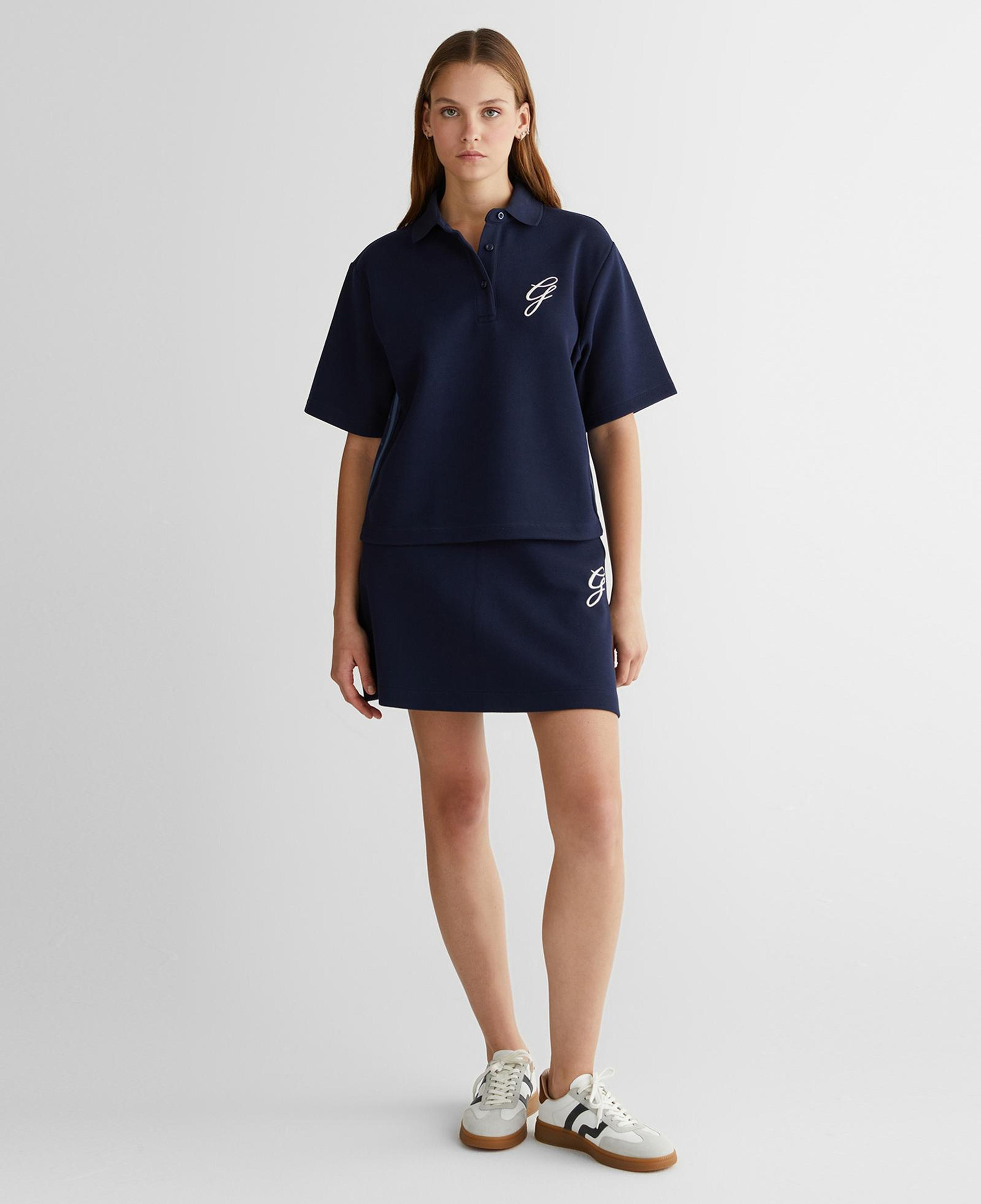 GANT Kadın Lacivert Logolu Polo