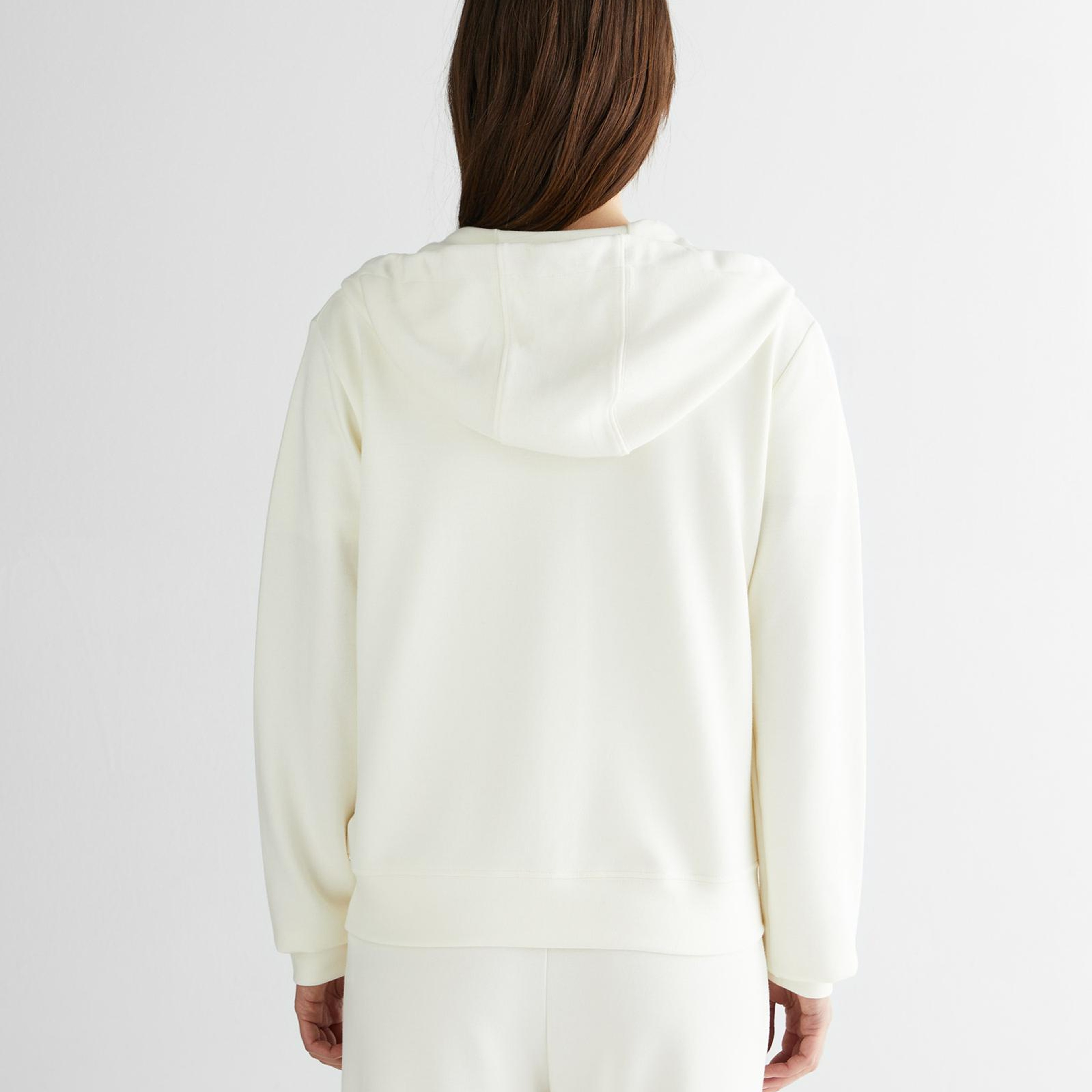 GANT Kadın Krem Kapüşonlu Sweatshirt