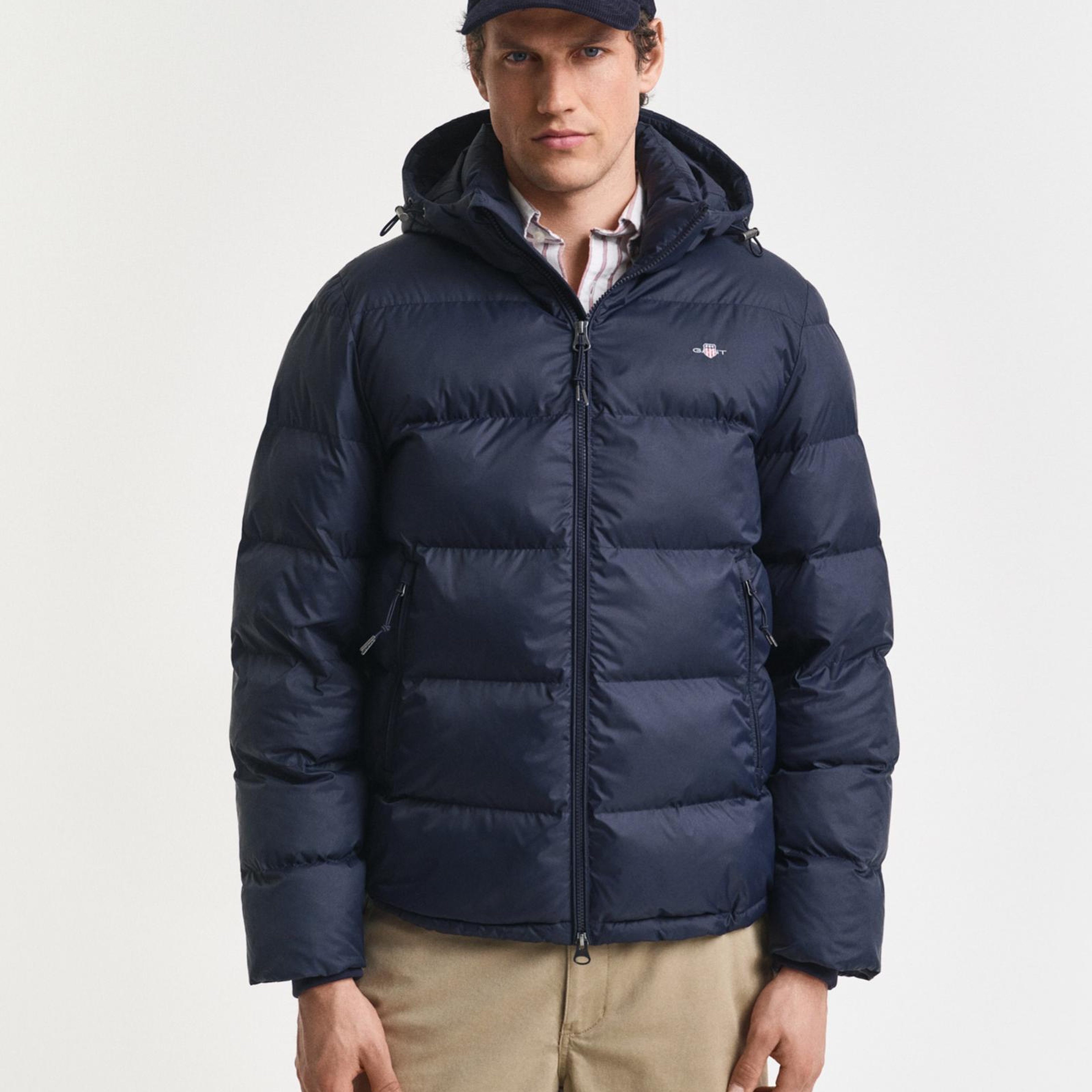 GANT Erkek Lacivert Regular Fit Active Cloud Mont