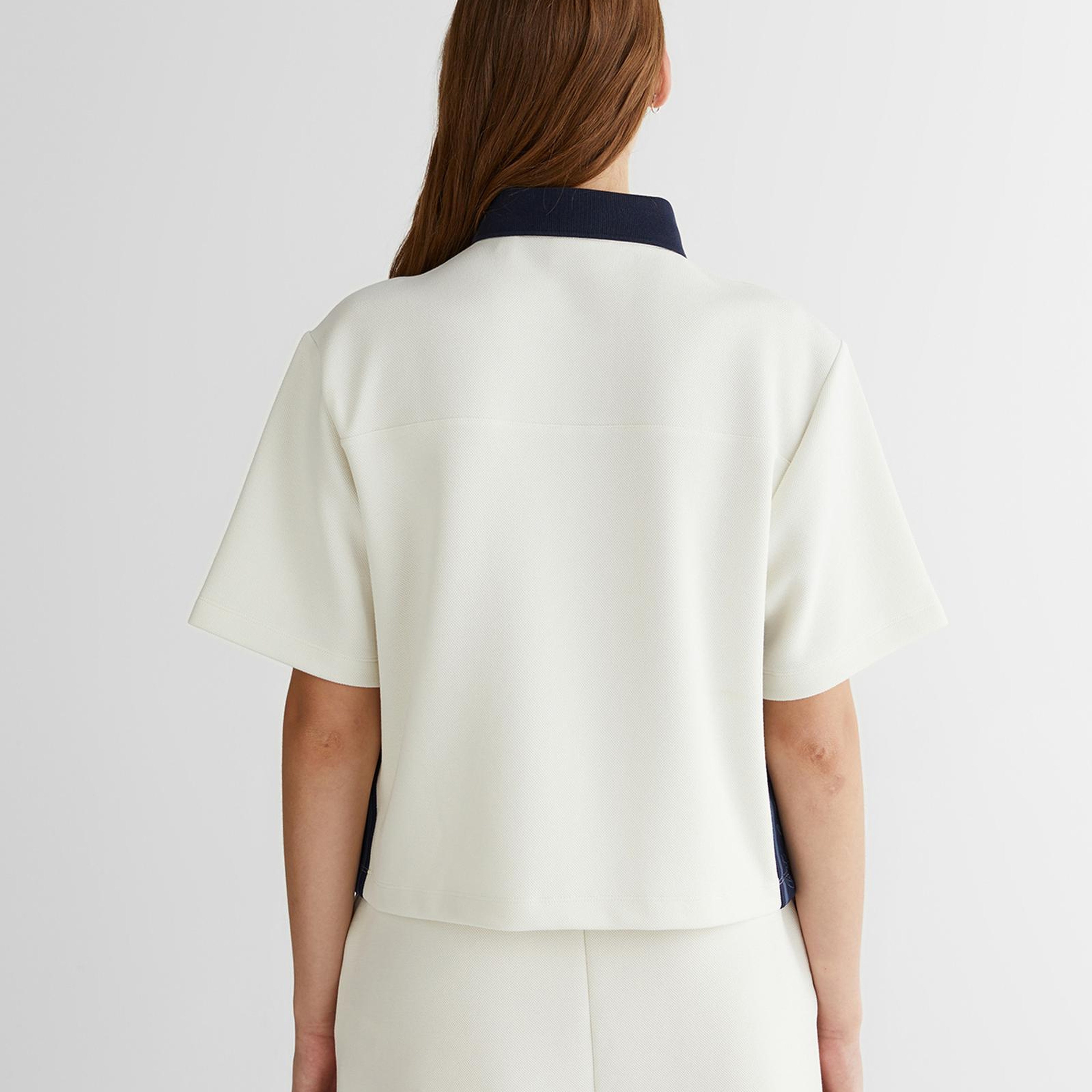 GANT Kadın Krem Logolu Polo