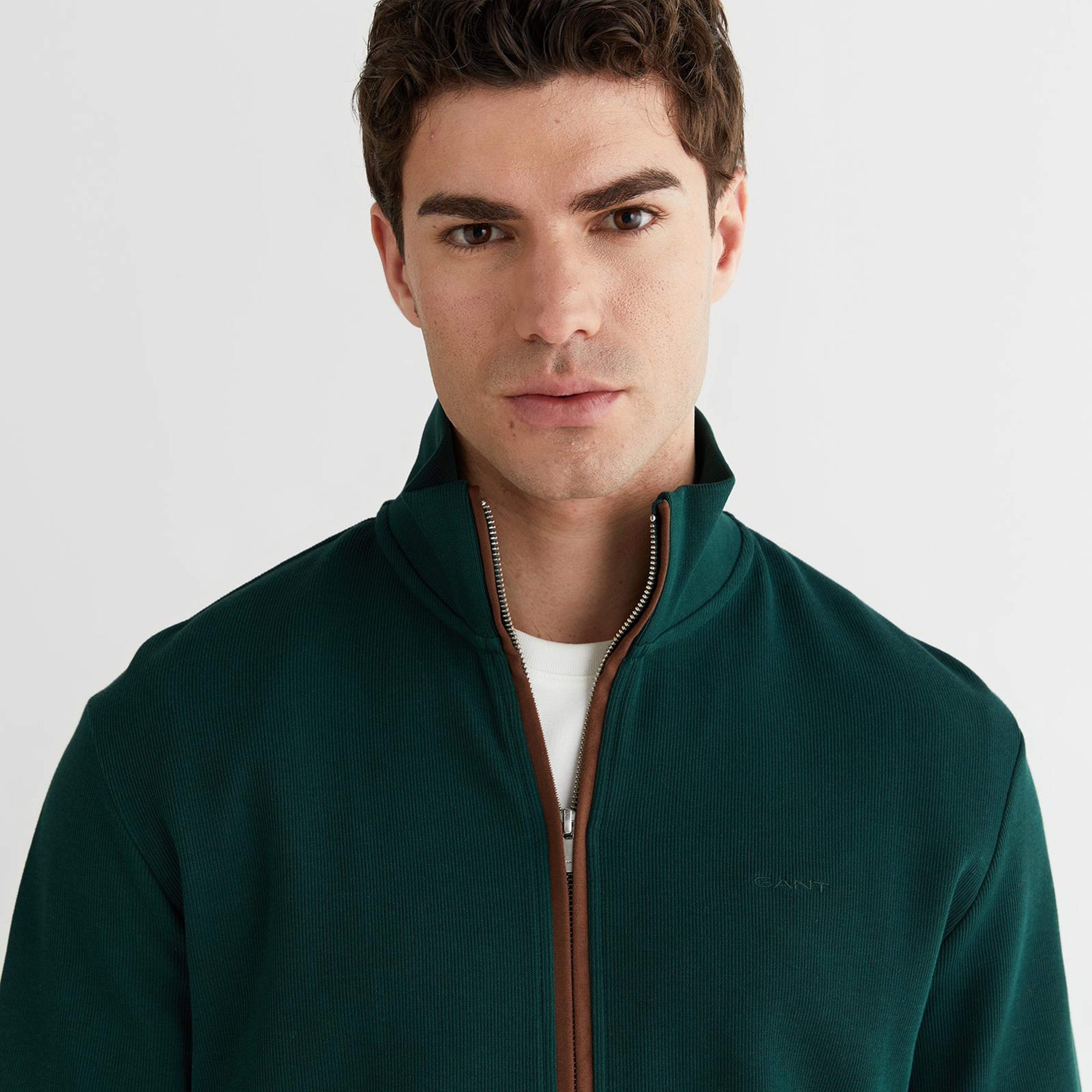 GANT Erkek Yeşil Regular Fit Hırka